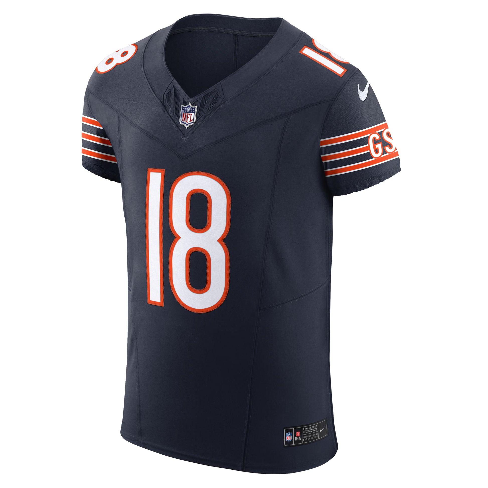 Caleb Williams Chicago Bears Nike  Vapor F.U.S.E. Elite Jersey - Navy