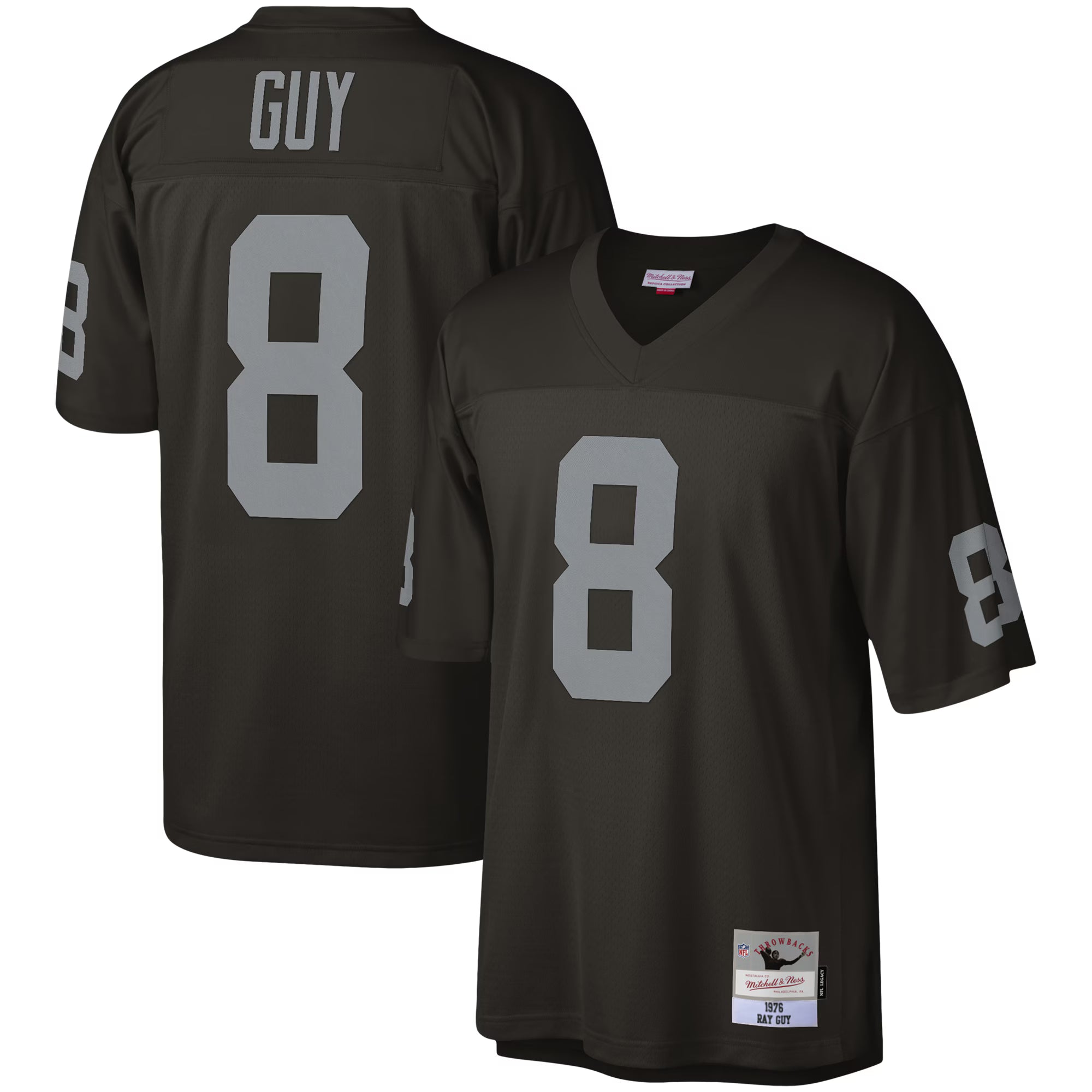 Ray Guy Las Vegas Raiders Mitchell &amp; Ness Legacy Replica Jersey - Black