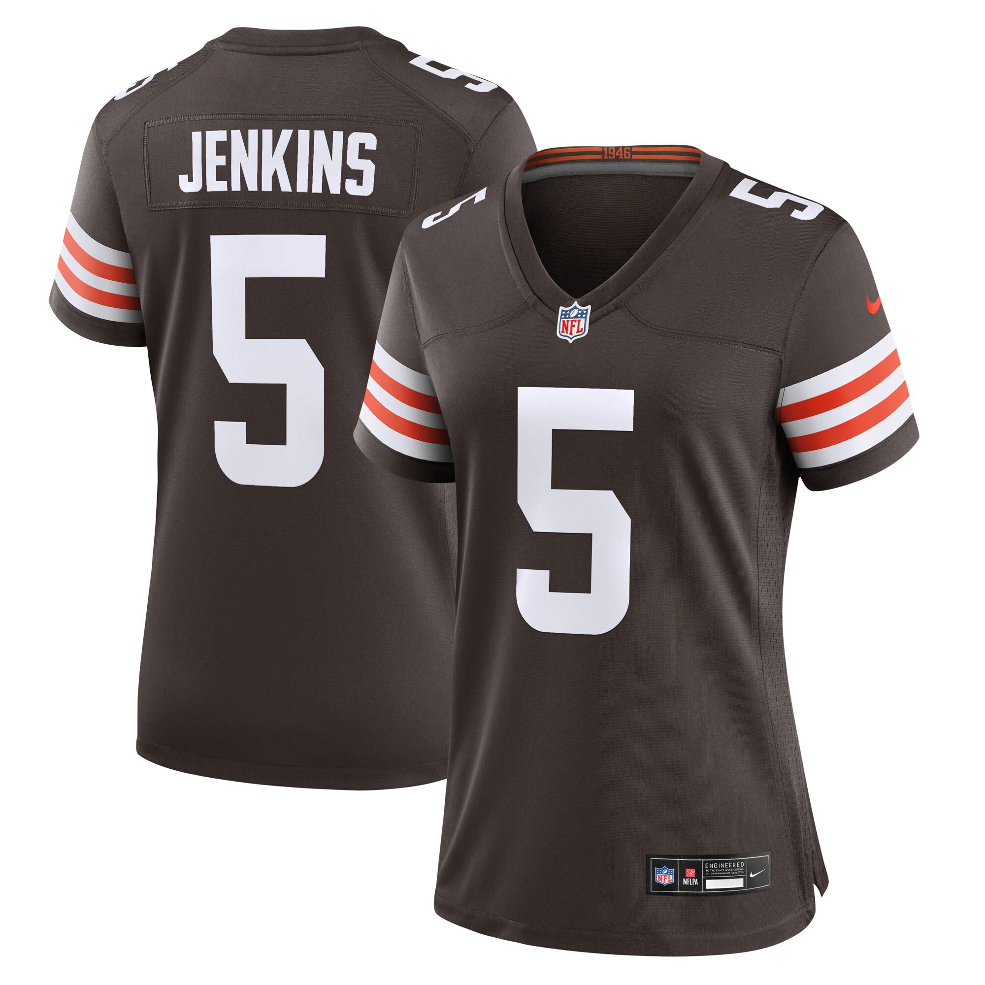 Rayshawn Jenkins Cleveland Browns Nike Women's Team Game Jersey -  Brown