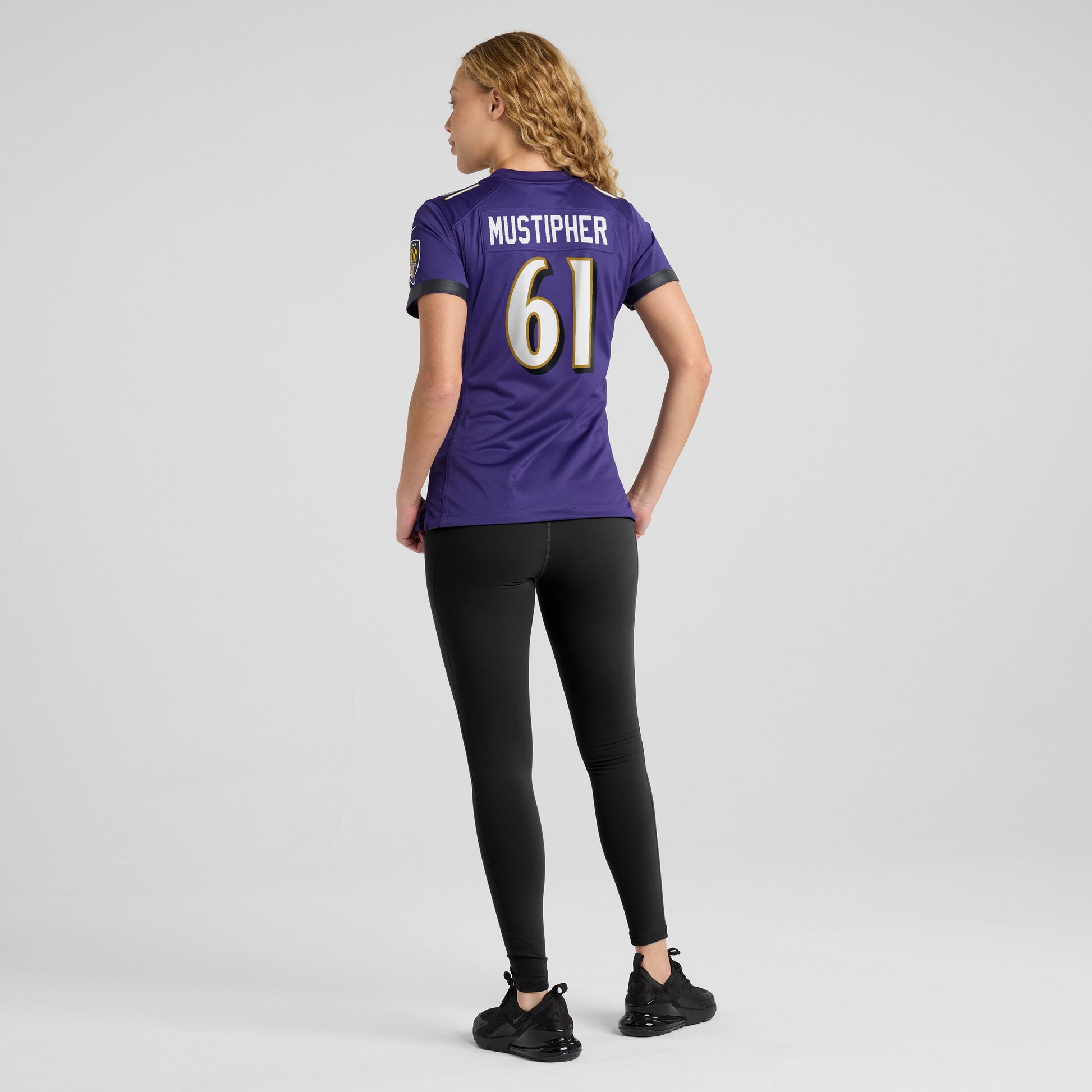 Sam Mustipher Baltimore Ravens Nike Women's Team Game Jersey -  Purple