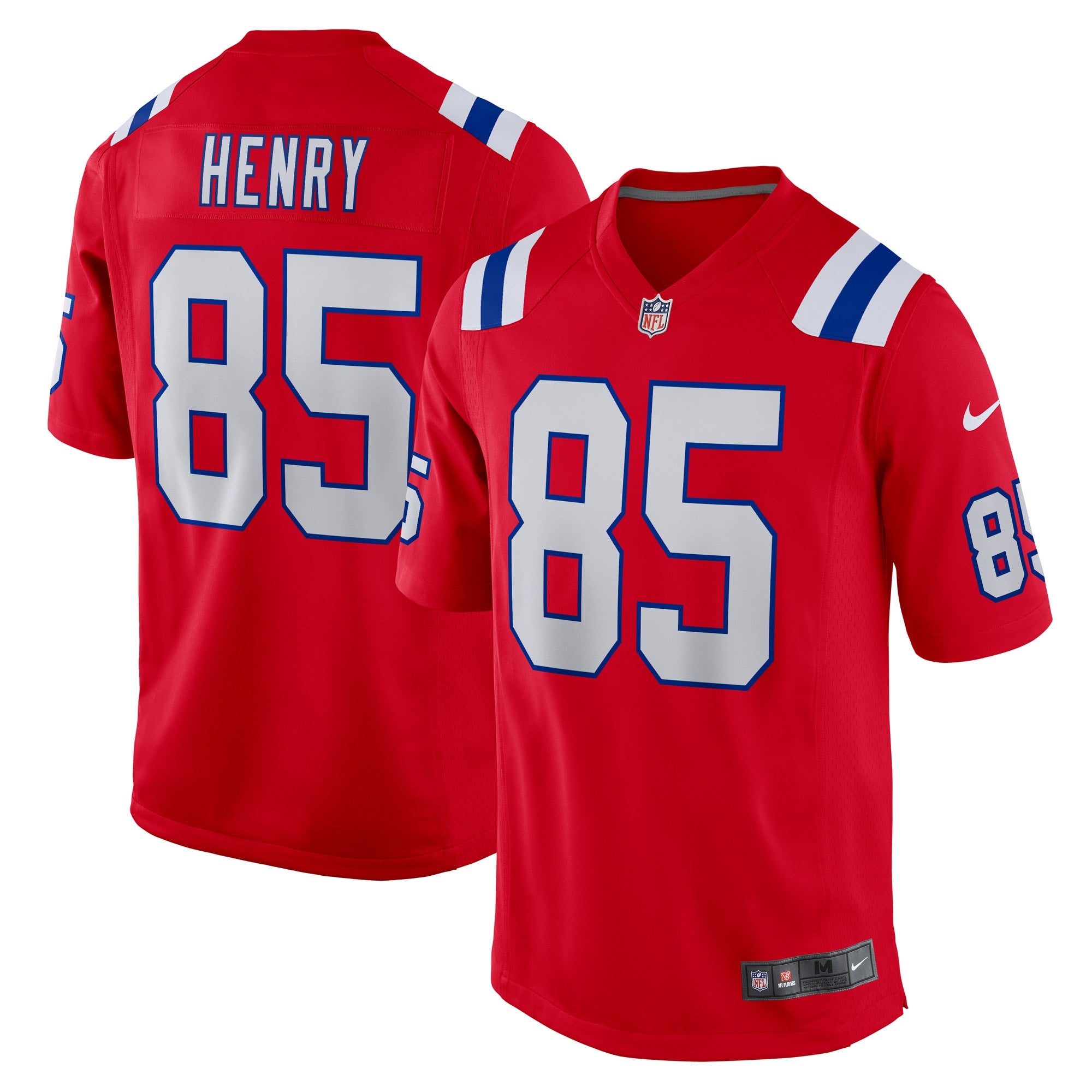 Hunter Henry New England Patriots Nike Game Alternate Jersey - Red