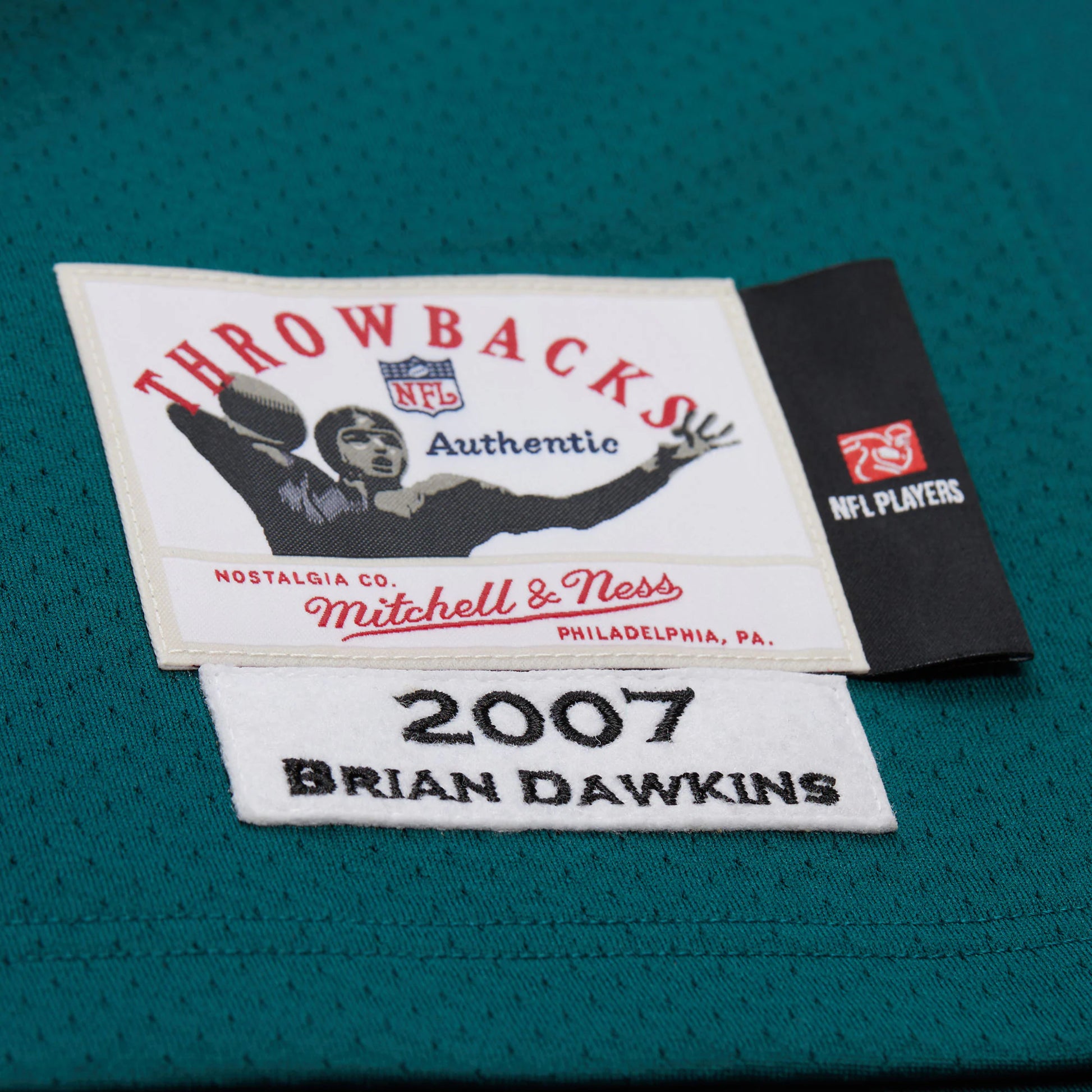 Brian Dawkins Philadelphia Eagles Mitchell &amp; Ness 2007 Authentic Throwback Retired Player Jersey - Green
