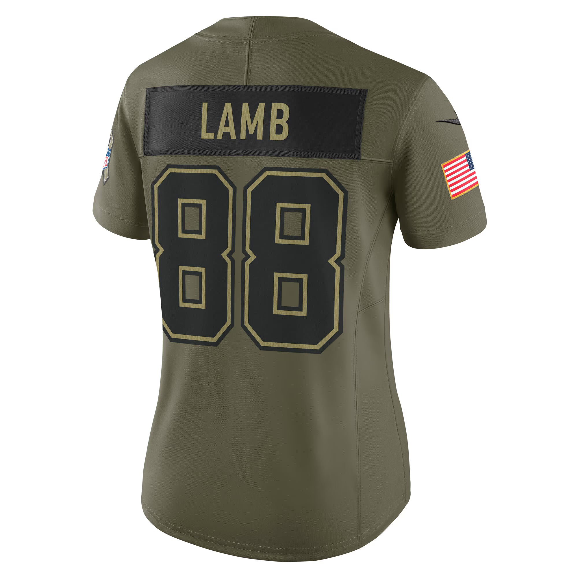 CeeDee Lamb Dallas Cowboys Nike Women's 2025 Salute to Service Limited Jersey - Olive
