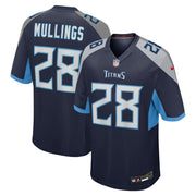 Kalel Mullings Tennessee Titans Nike Team Game Jersey -  Navy