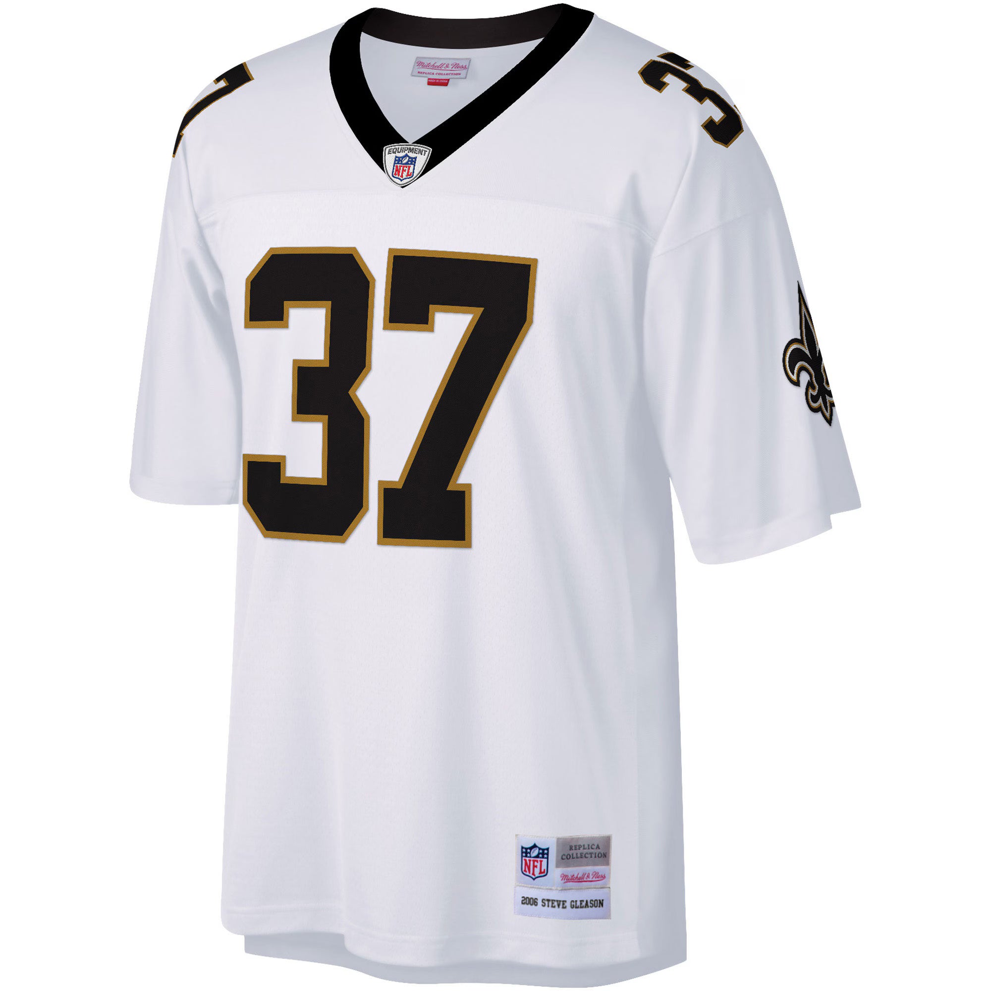 Steve Gleason New Orleans Saints Mitchell &amp; Ness Big &amp; Tall 2006 Retired Player Replica Jersey - White