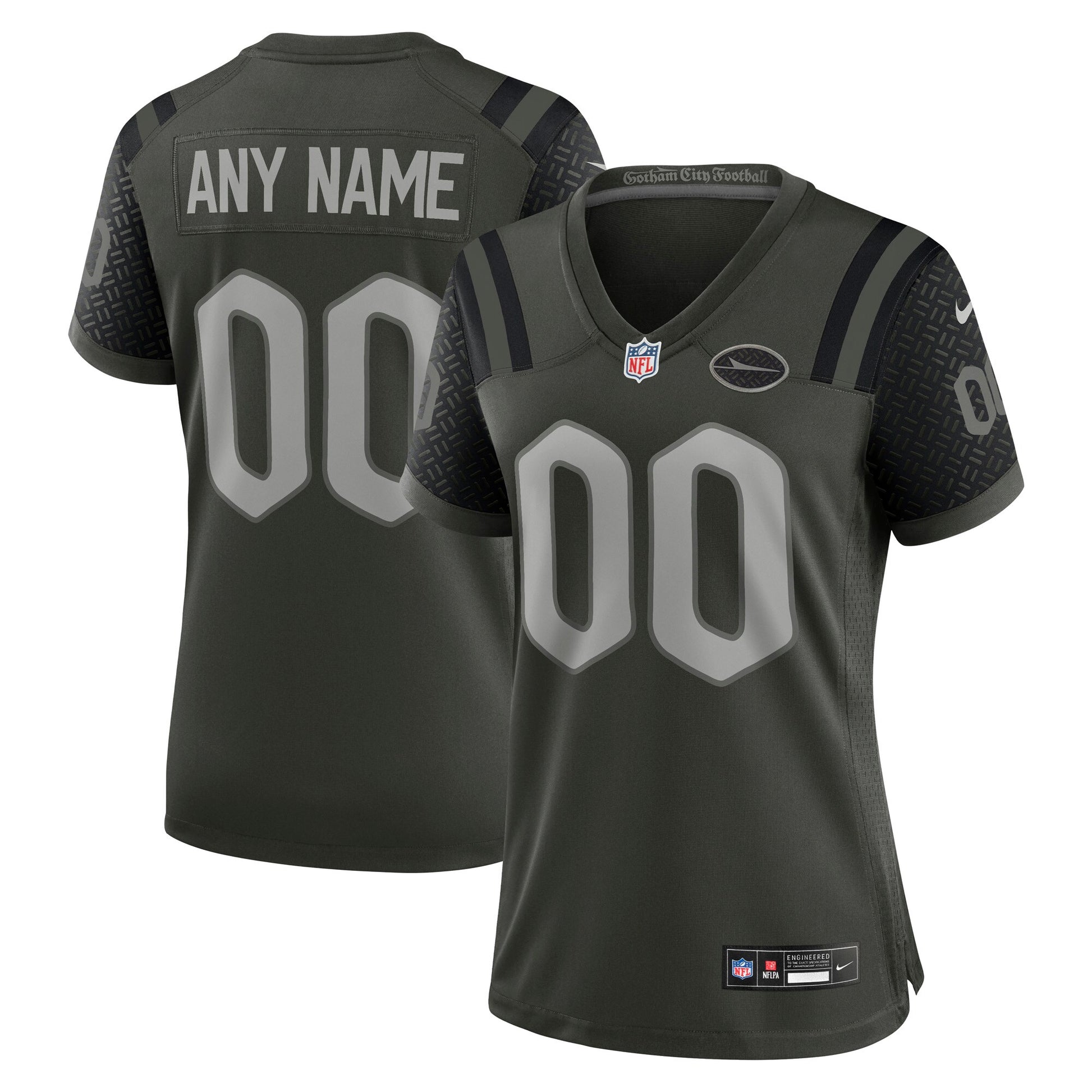 New York Jets Nike Women's 2025 Rivalries Collection Custom Game Jersey - Gotham Green
