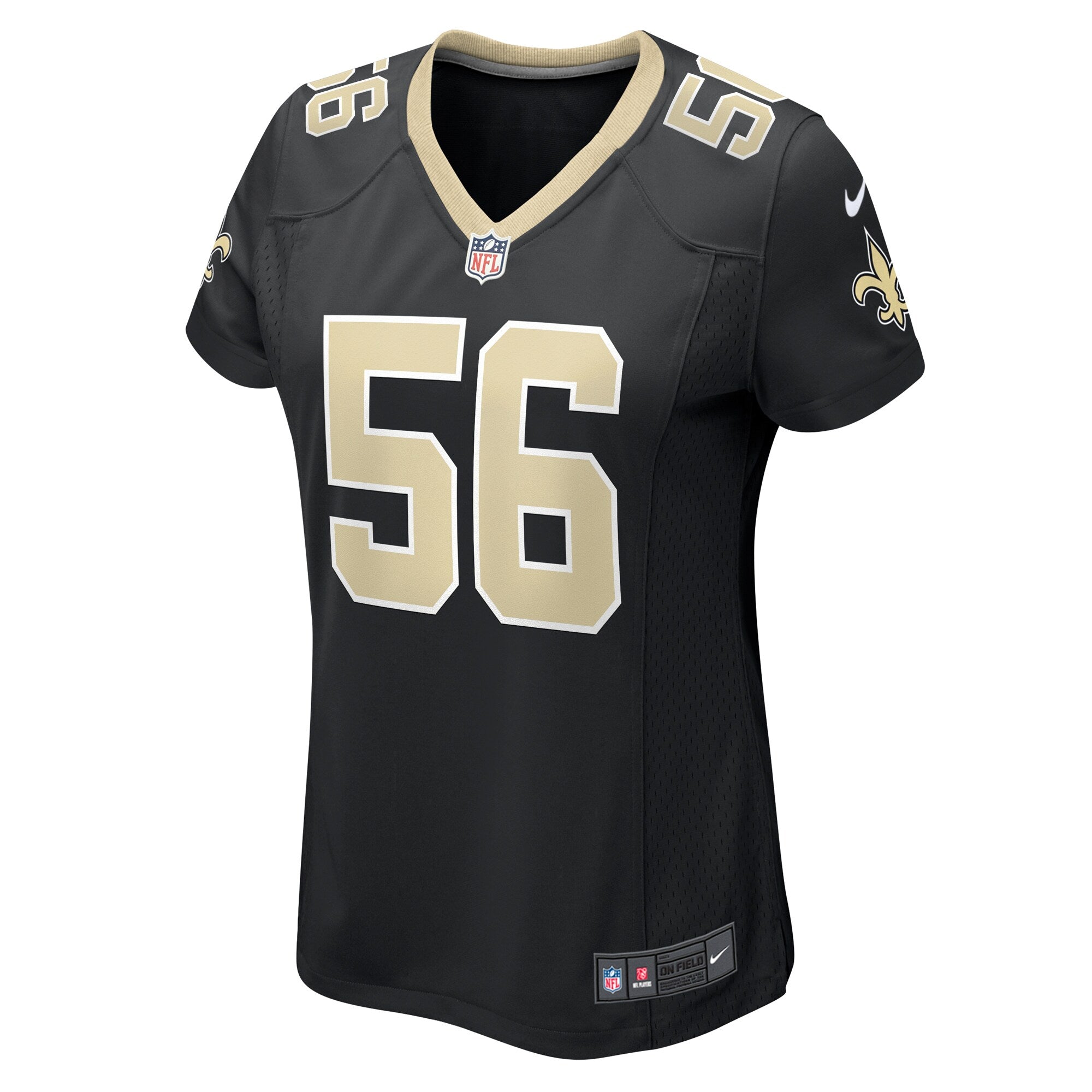 Demario Davis New Orleans Saints Nike Women's  Game Jersey -  Black