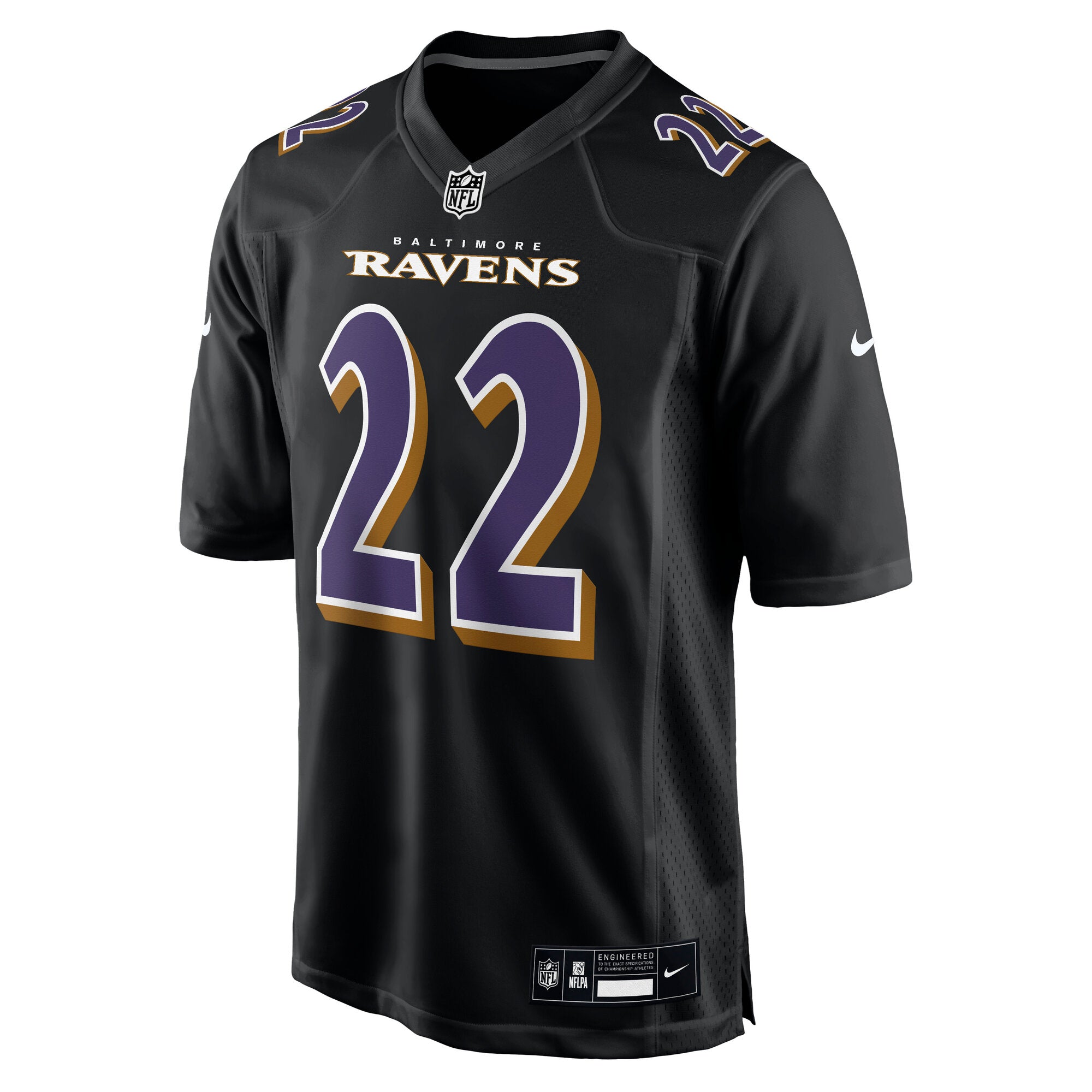 Derrick Henry Baltimore Ravens Nike Fashion Jersey - Carbon Black