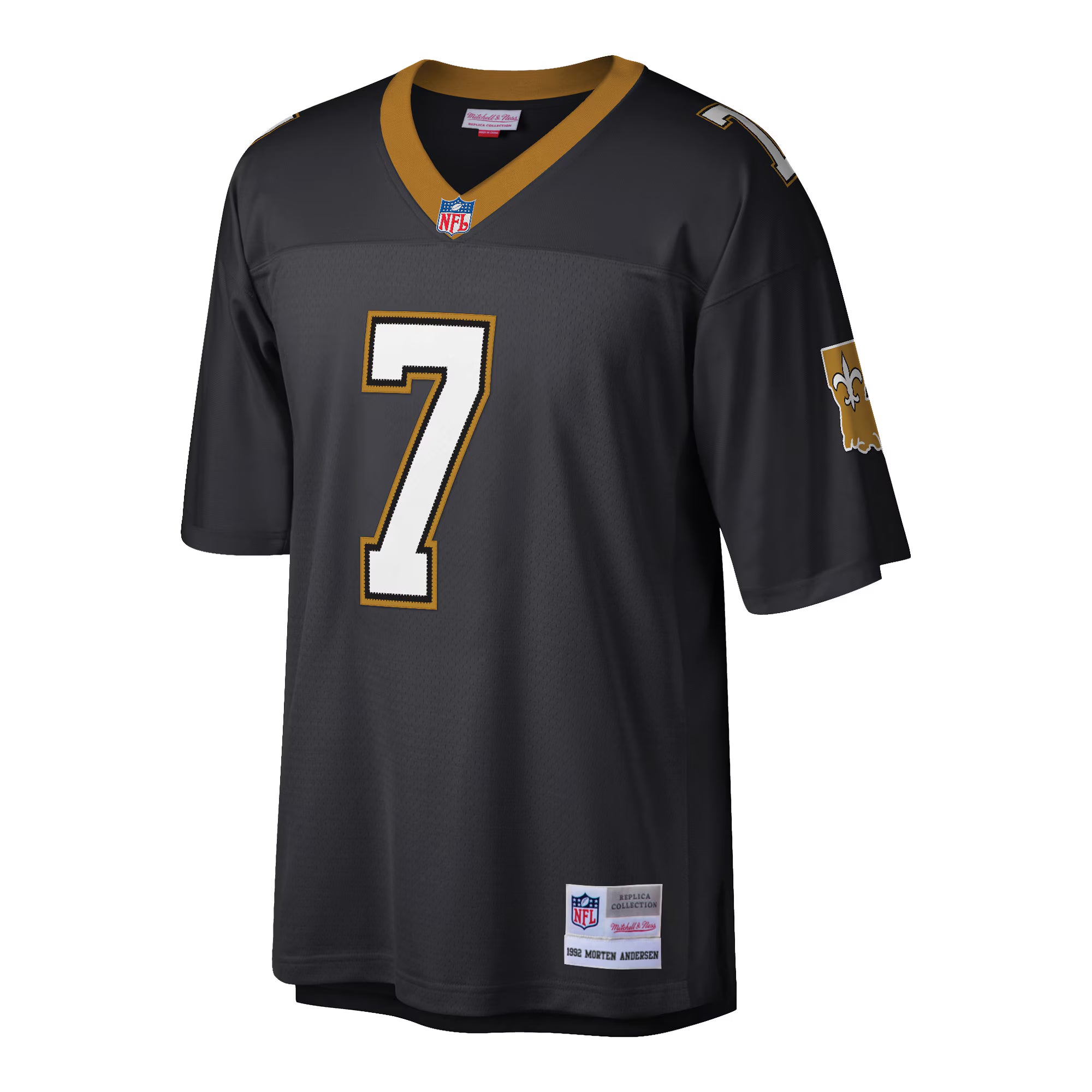 Morten Andersen New Orleans Saints Mitchell &amp; Ness Retired Player Legacy Replica Jersey - Black