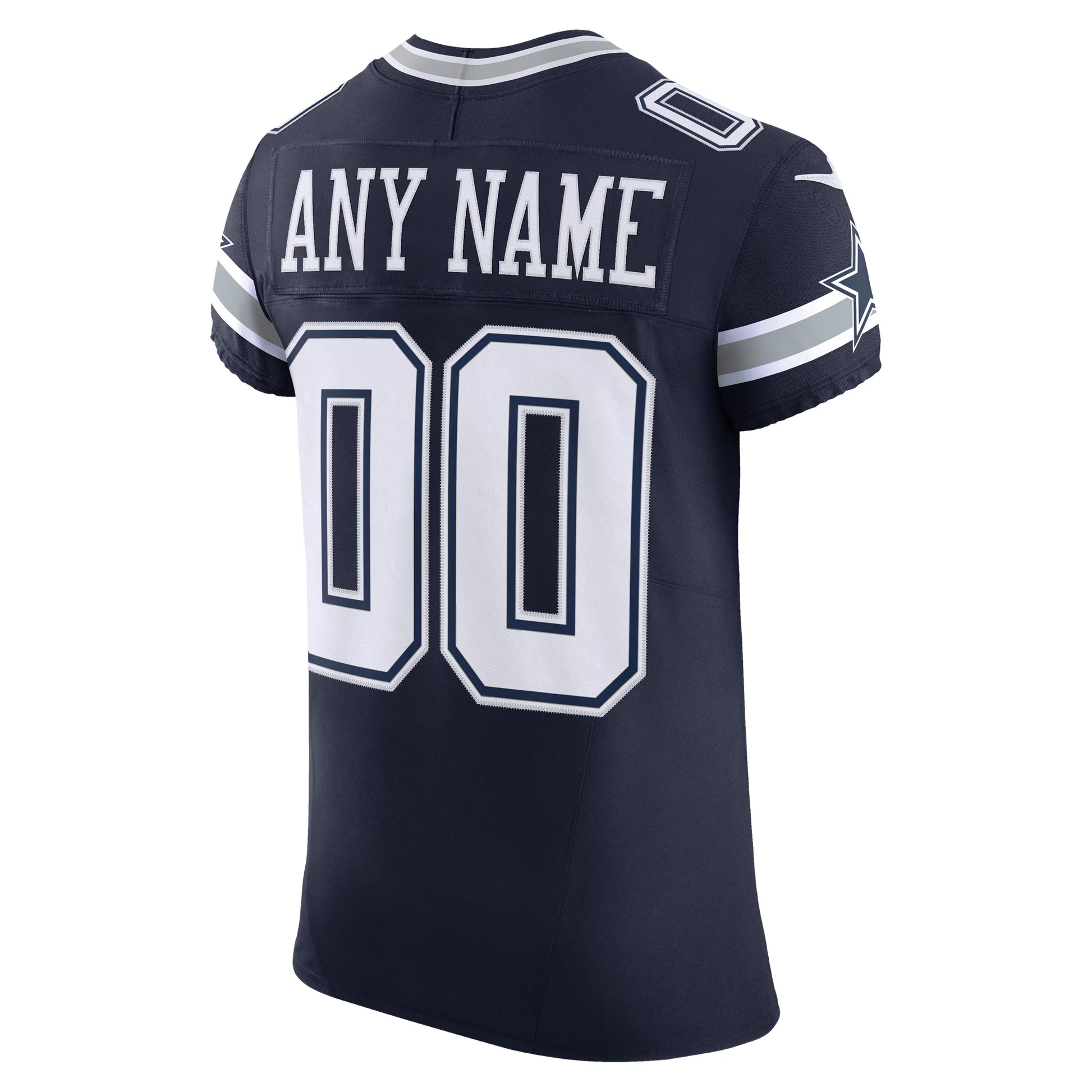 Dallas Cowboys Nike Vapor F.U.S.E. Elite Custom Jersey - Navy