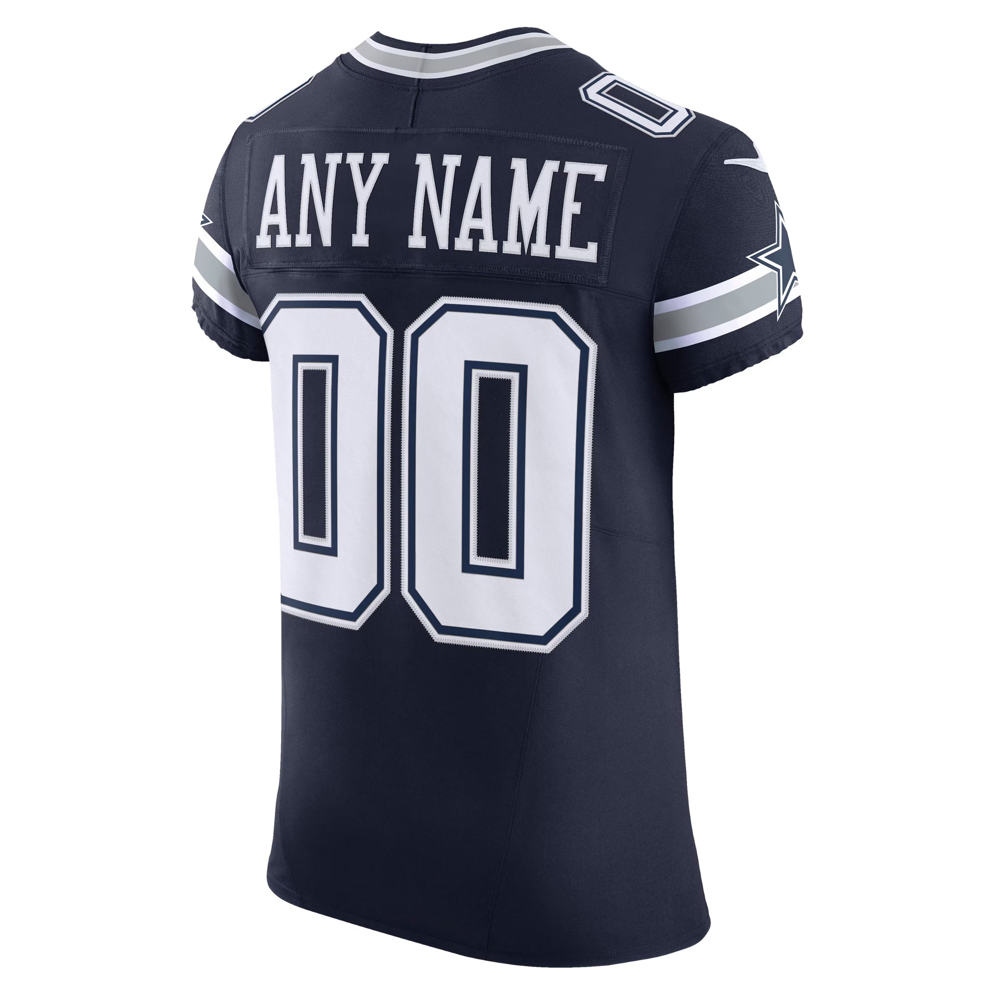 Dallas Cowboys Nike Vapor F.U.S.E. Elite Custom Jersey - Navy