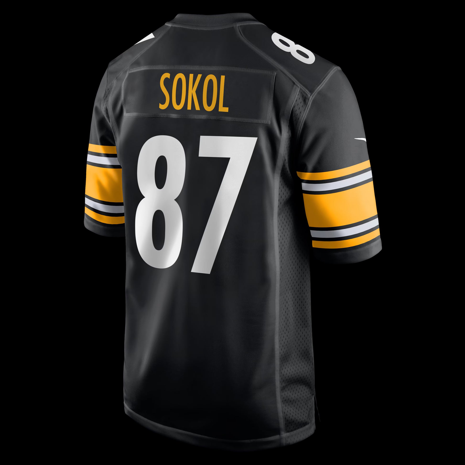 Matt Sokol Pittsburgh Steelers Nike Team Game Jersey -  Black