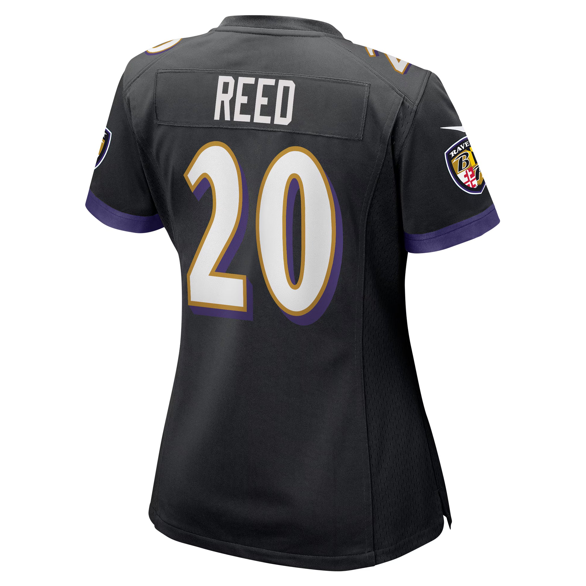 Ed Reed Baltimore Ravens Nike Women's Retired Player Jersey - Black