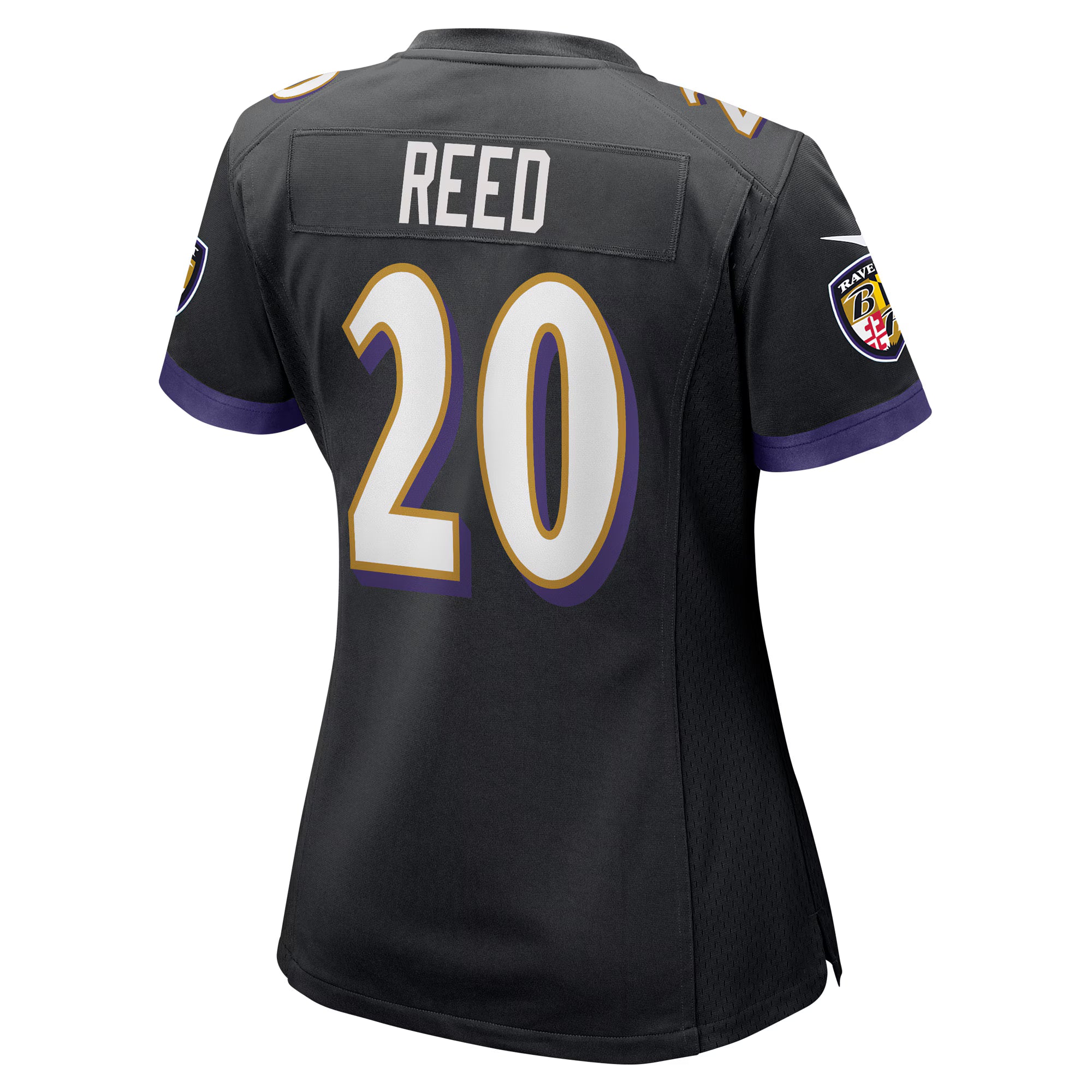 Ed Reed Baltimore Ravens Nike Women's Retired Player Jersey - Black
