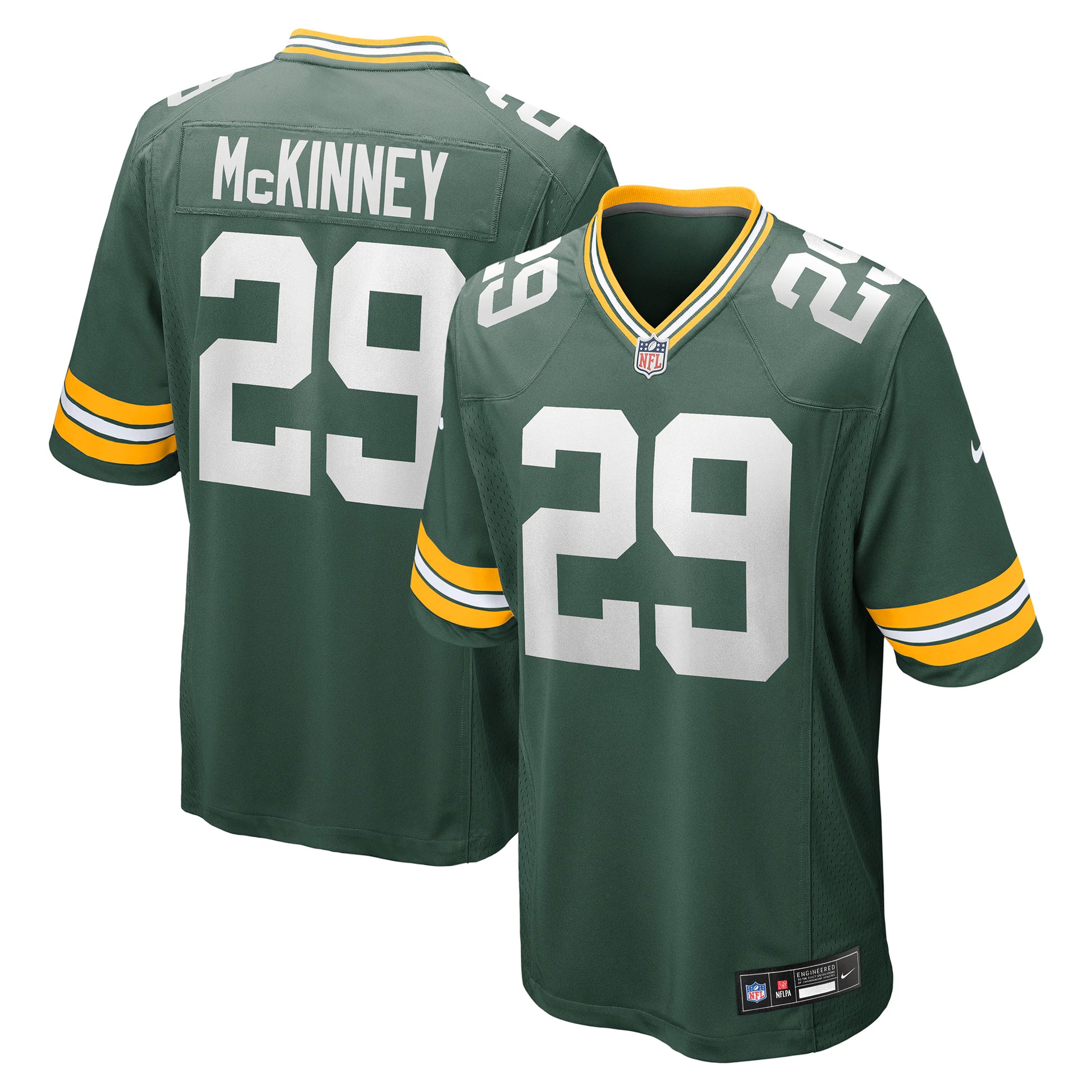Xavier McKinney Green Bay Packers Nike Team Game Jersey -  Green
