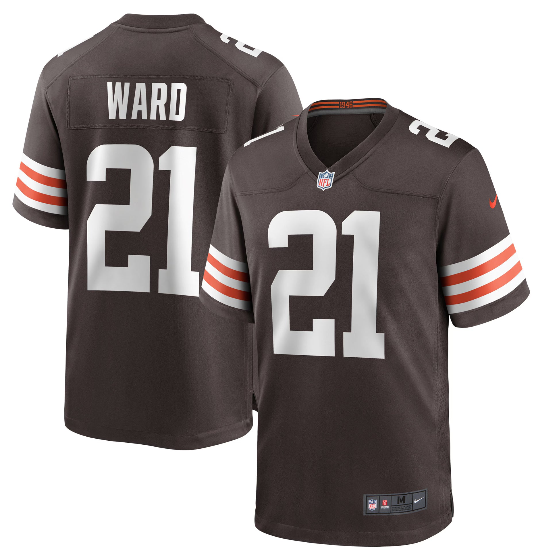Denzel Ward Cleveland Browns Nike Player Game Jersey - Brown