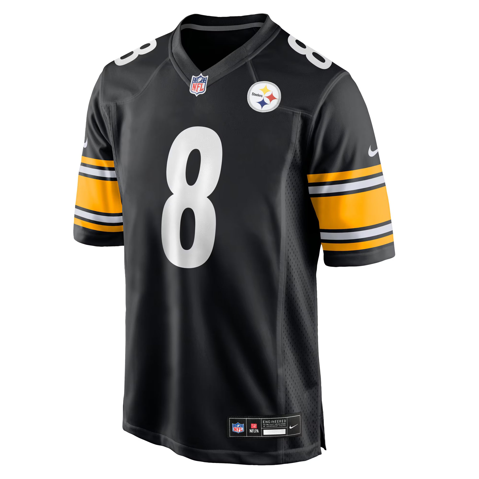Aaron Rodgers Pittsburgh Steelers Nike Game Jersey - Black