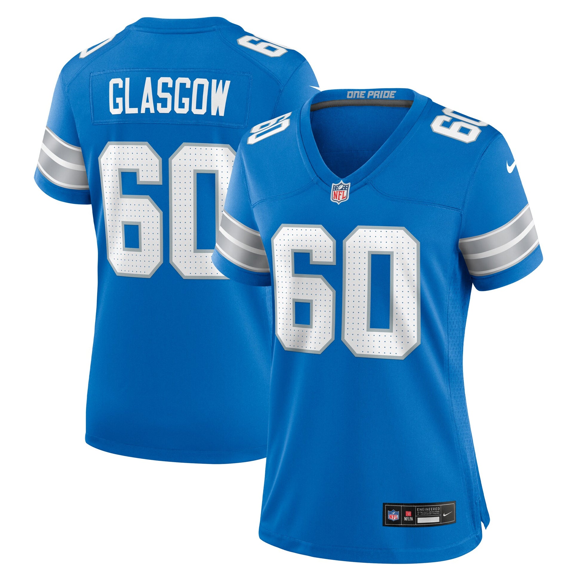 Graham Glasgow Detroit Lions Nike Women's Team Game Jersey -  Blue