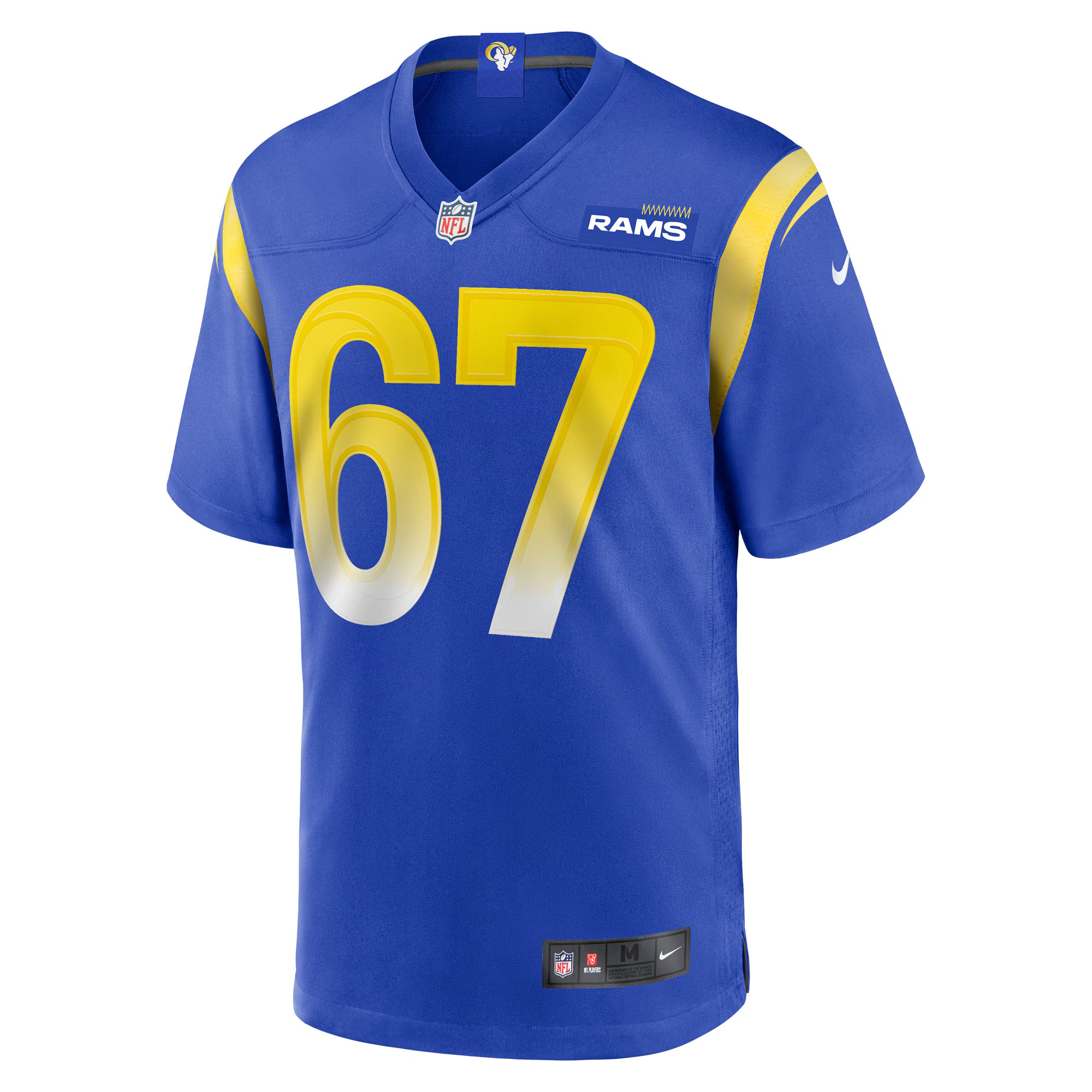 Justin Dedich Los Angeles Rams Nike Game Jersey -  Royal