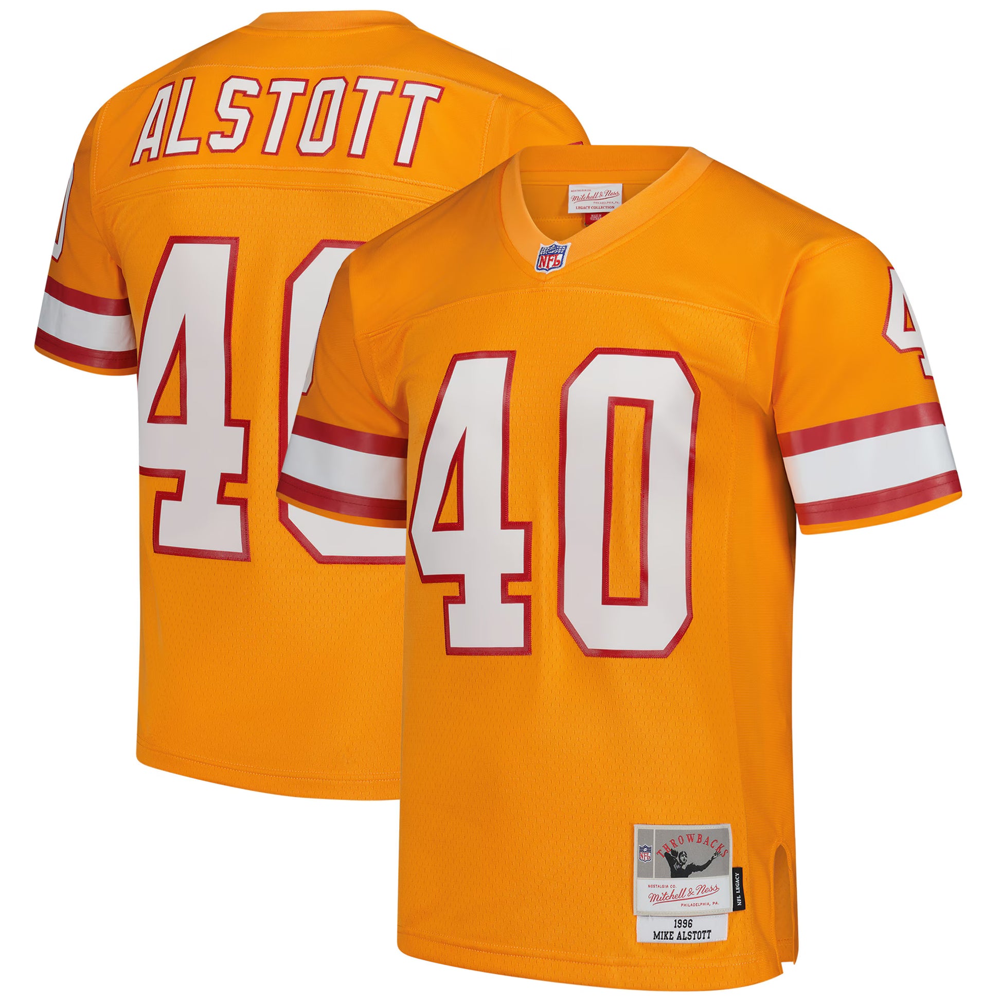 Mike Alstott Tampa Bay Buccaneers Mitchell &amp; Ness Legacy Replica Jersey - Orange