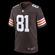 Luke Floriea Cleveland Browns Nike Team Game Jersey -  Brown