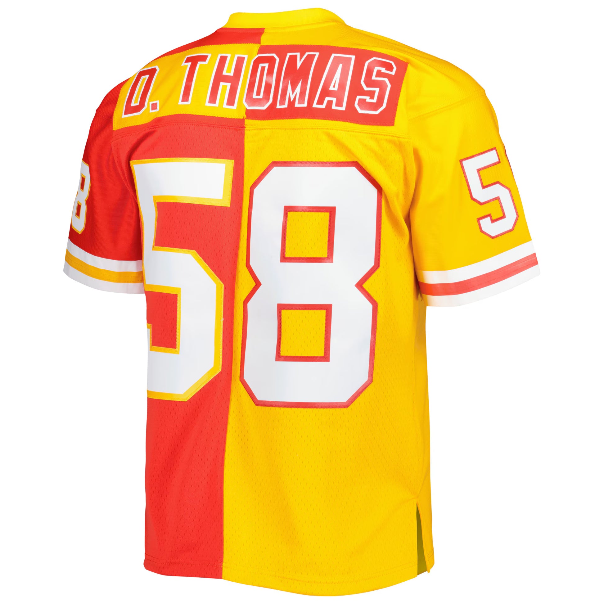 Derrick Thomas Kansas City Chiefs Mitchell &amp; Ness 1994 Split Legacy Replica Jersey - Red/Gold