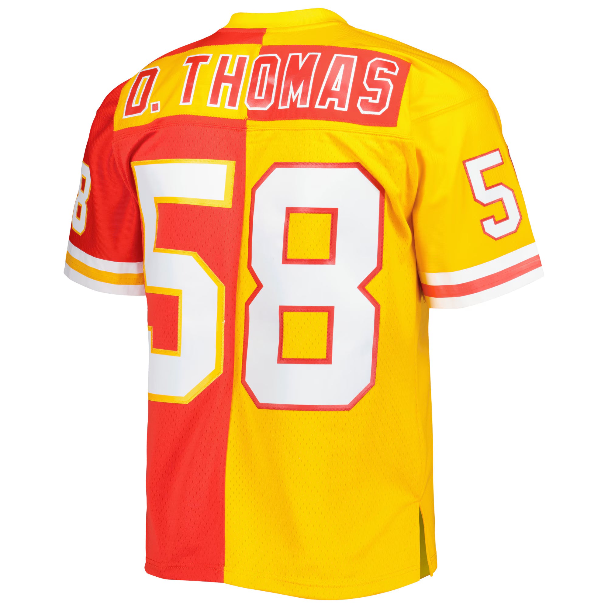 Derrick Thomas Kansas City Chiefs Mitchell &amp; Ness 1994 Split Legacy Replica Jersey - Red/Gold