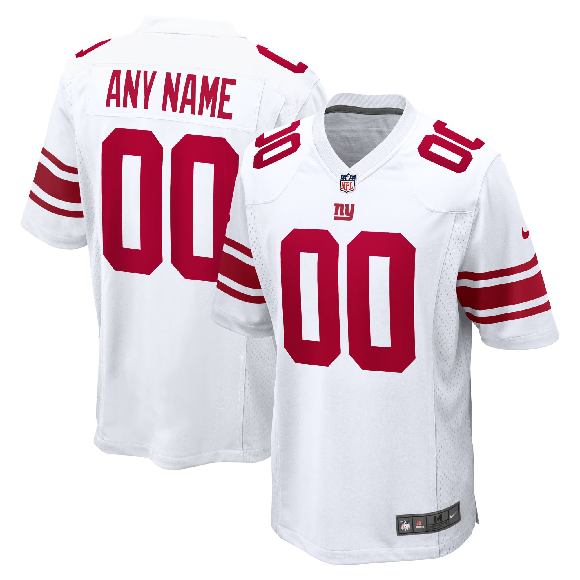 New York Giants Nike Custom Game Jersey - White