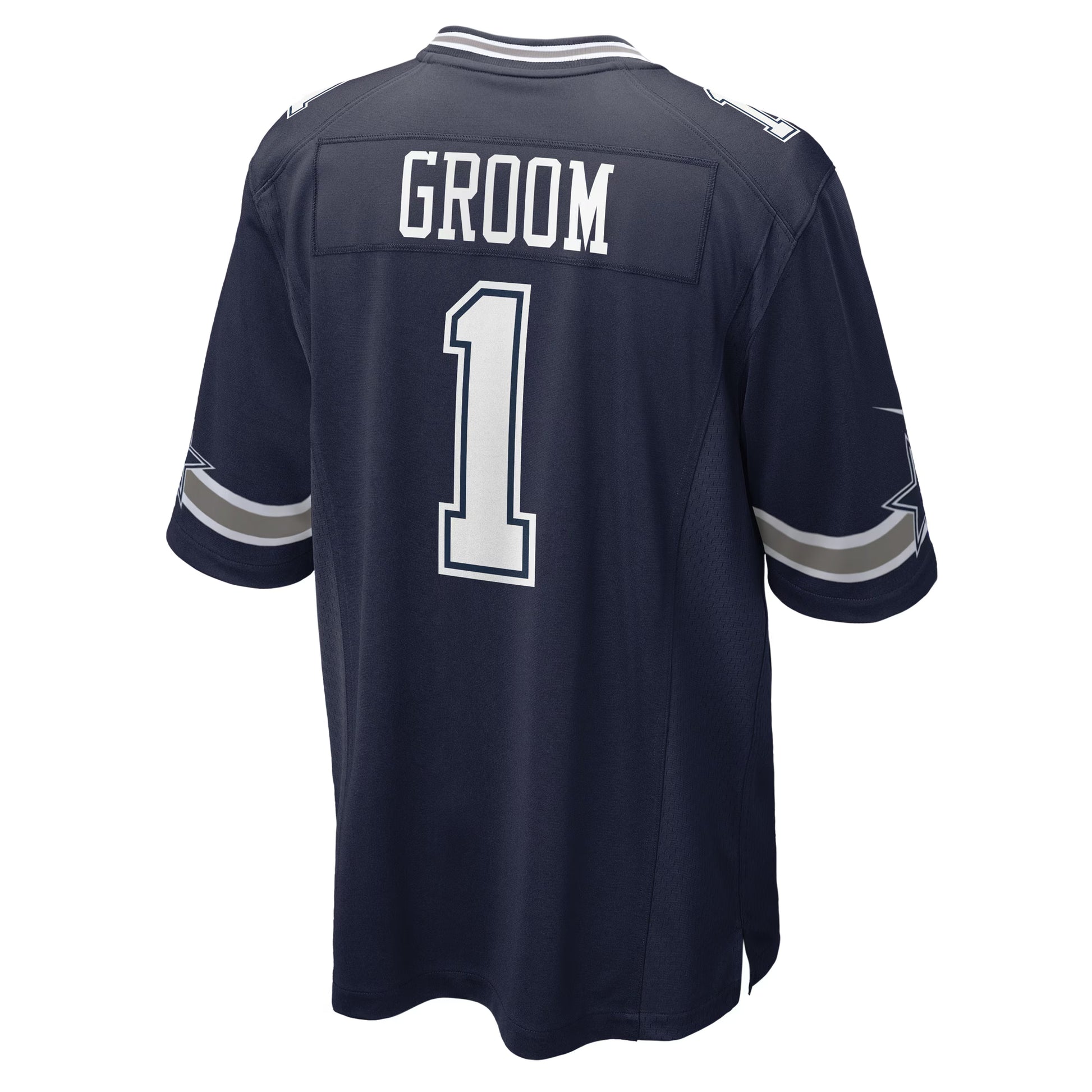 Number 1 Groom Dallas Cowboys Nike Game Jersey - Navy