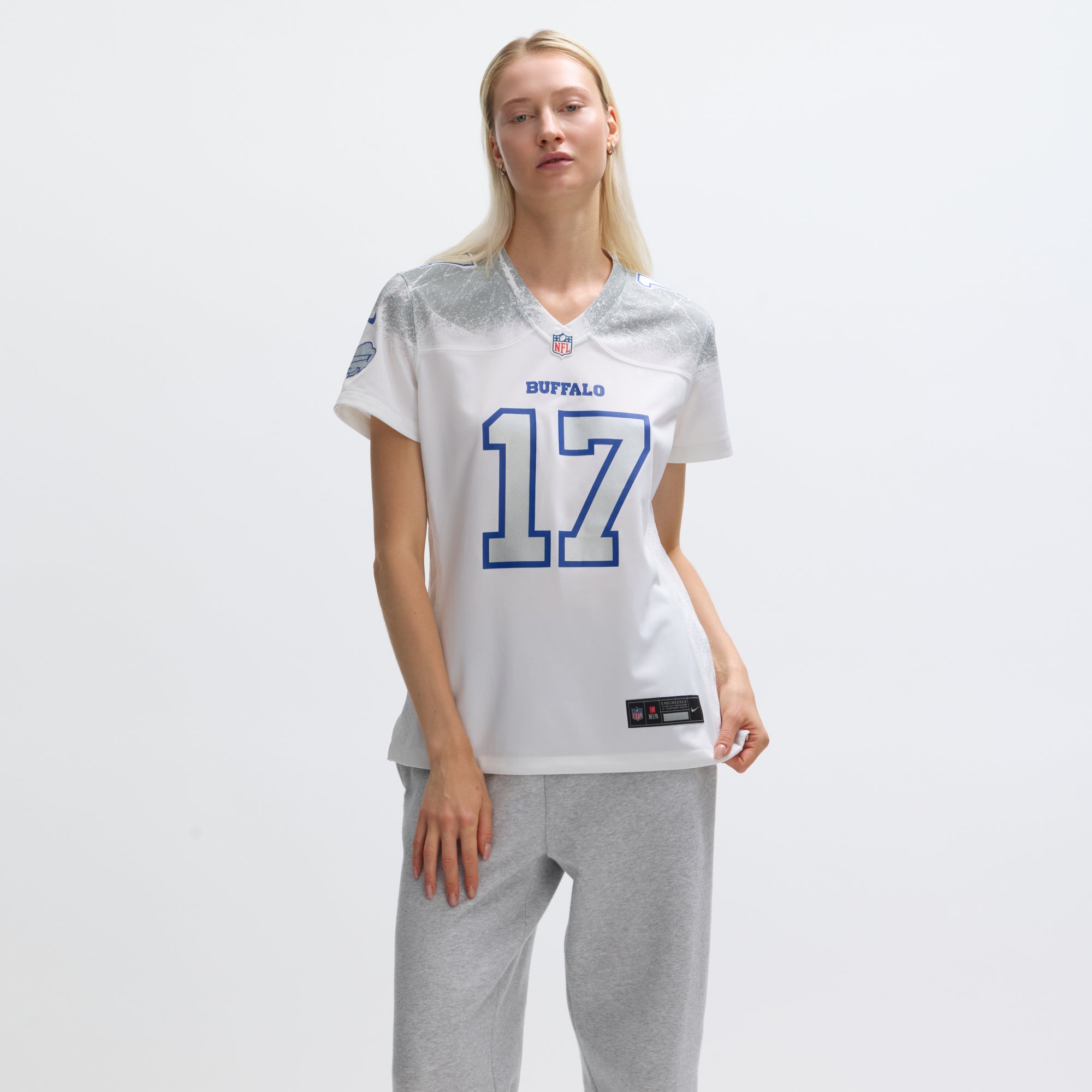 Josh Allen Buffalo Bills Nike Women's 2025 Rivalries Collection Game Jersey - White