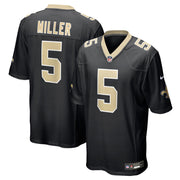 Kendre Miller New Orleans Saints Nike Team Game Jersey -  Black