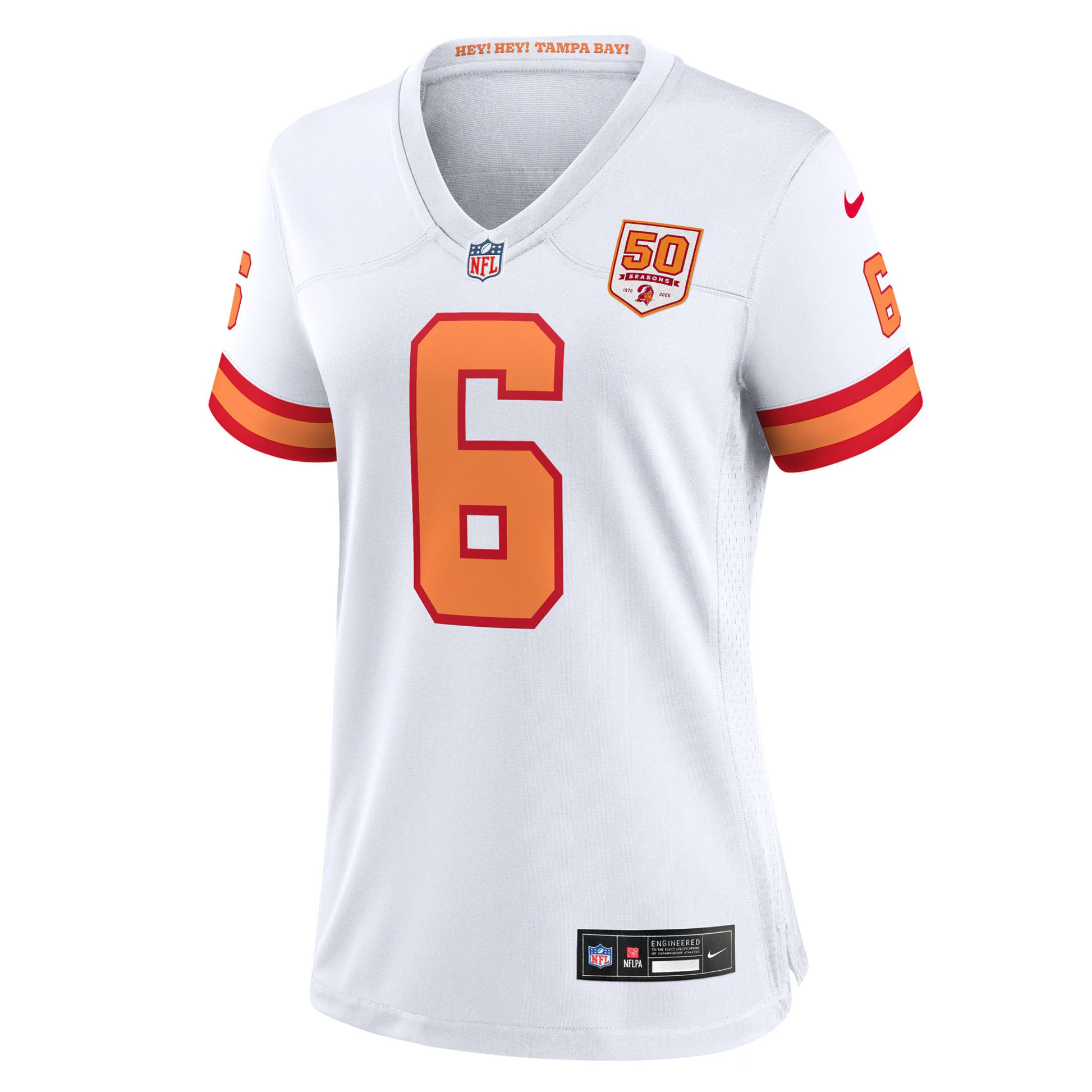 Baker Mayfield '76 Tampa Bay Buccaneers Nike Women's 50th Season Game Jersey - White