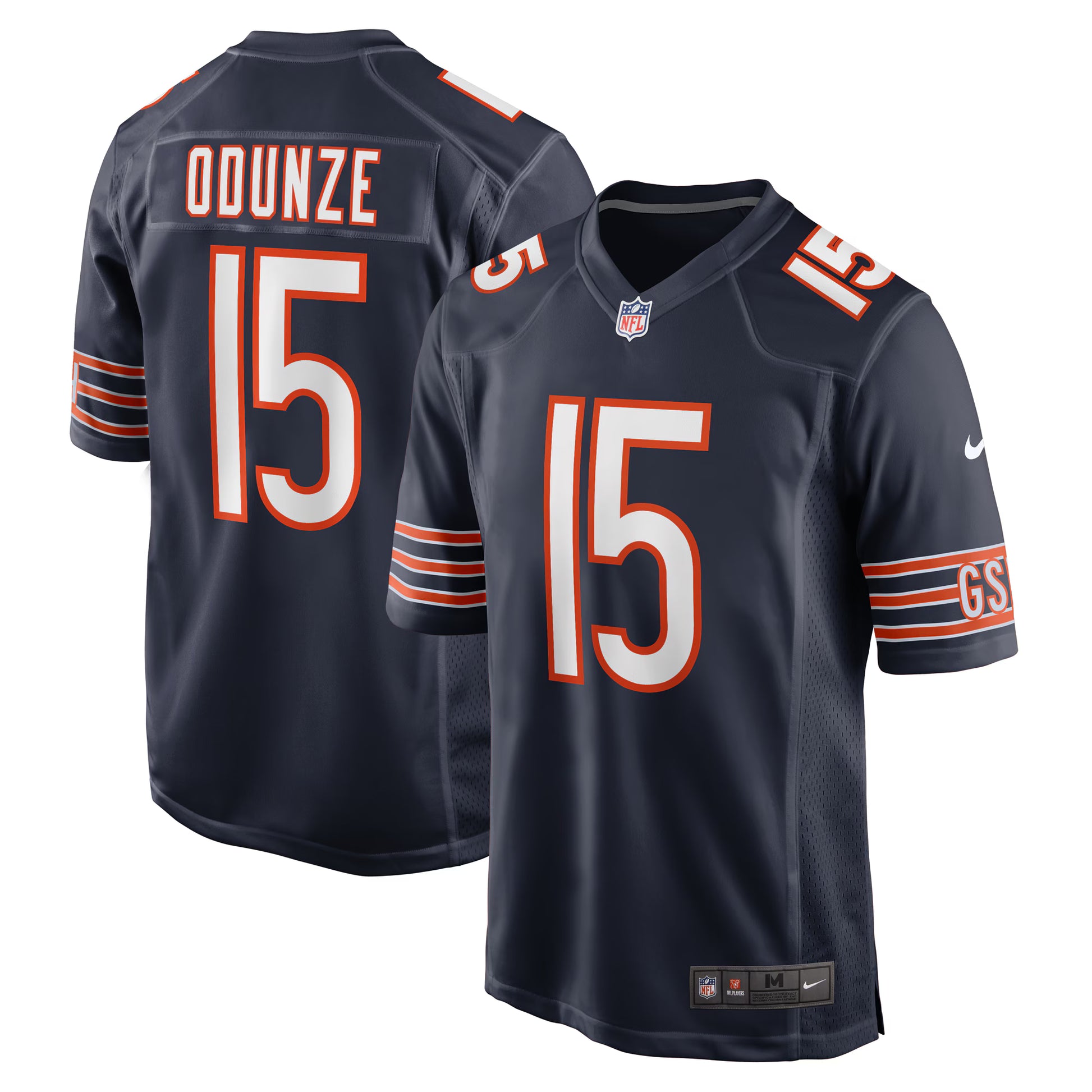 Rome Odunze Chicago Bears Nike  Player Game Jersey - Navy