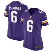 Brian Asamoah II Minnesota Vikings Nike Women's  Game Jersey -  Purple
