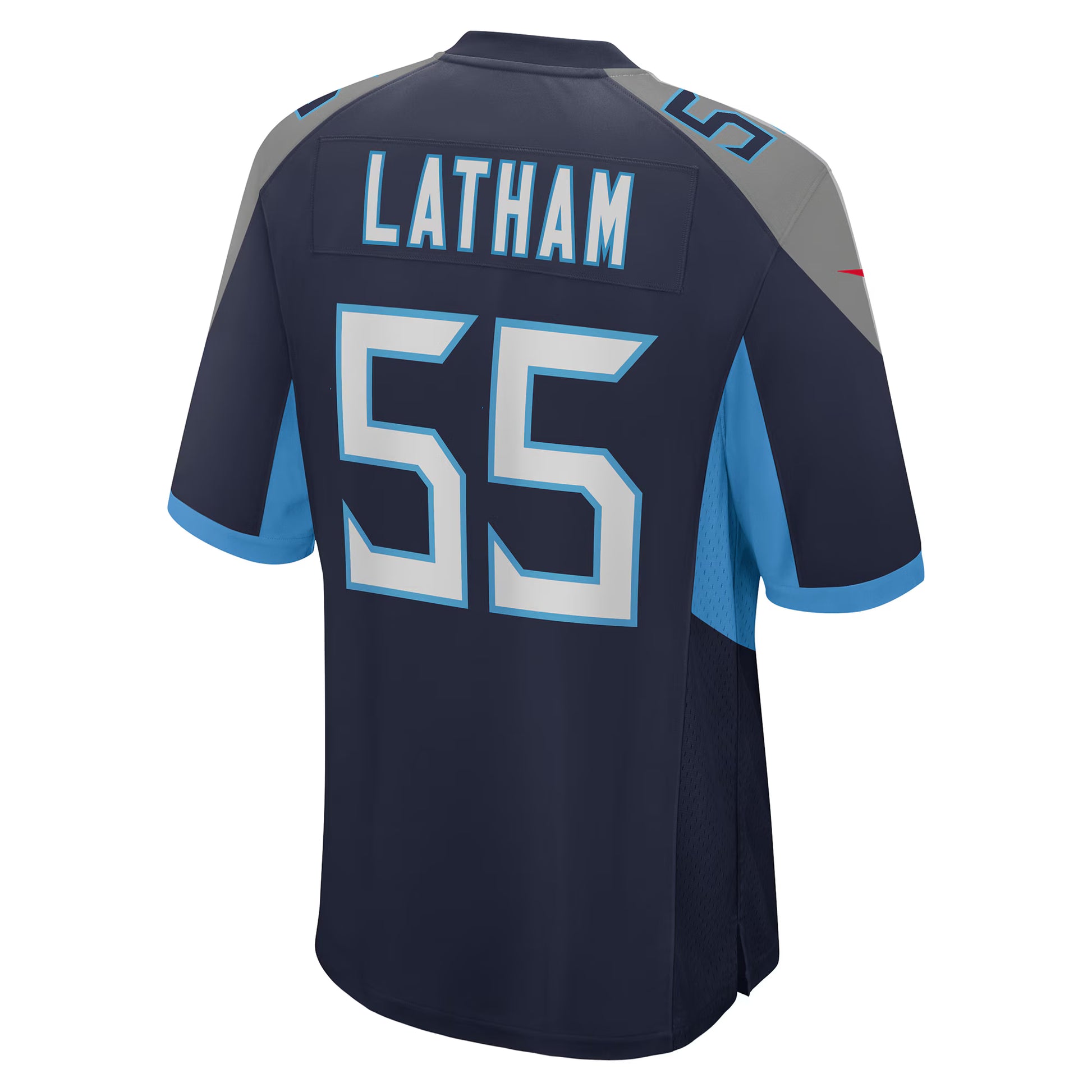 JC Latham Tennessee Titans Nike  Player Game Jersey - Navy