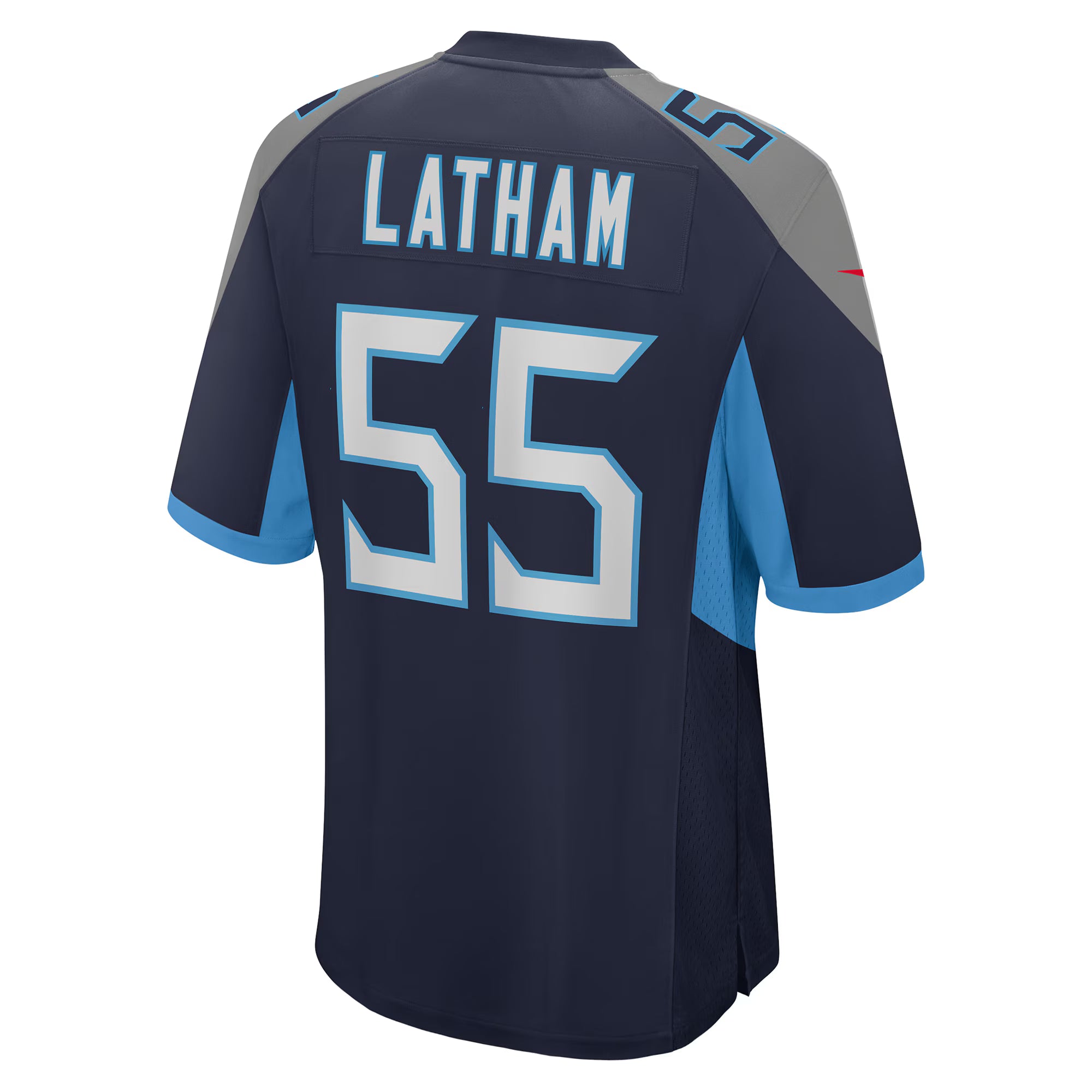 JC Latham Tennessee Titans Nike  Player Game Jersey - Navy