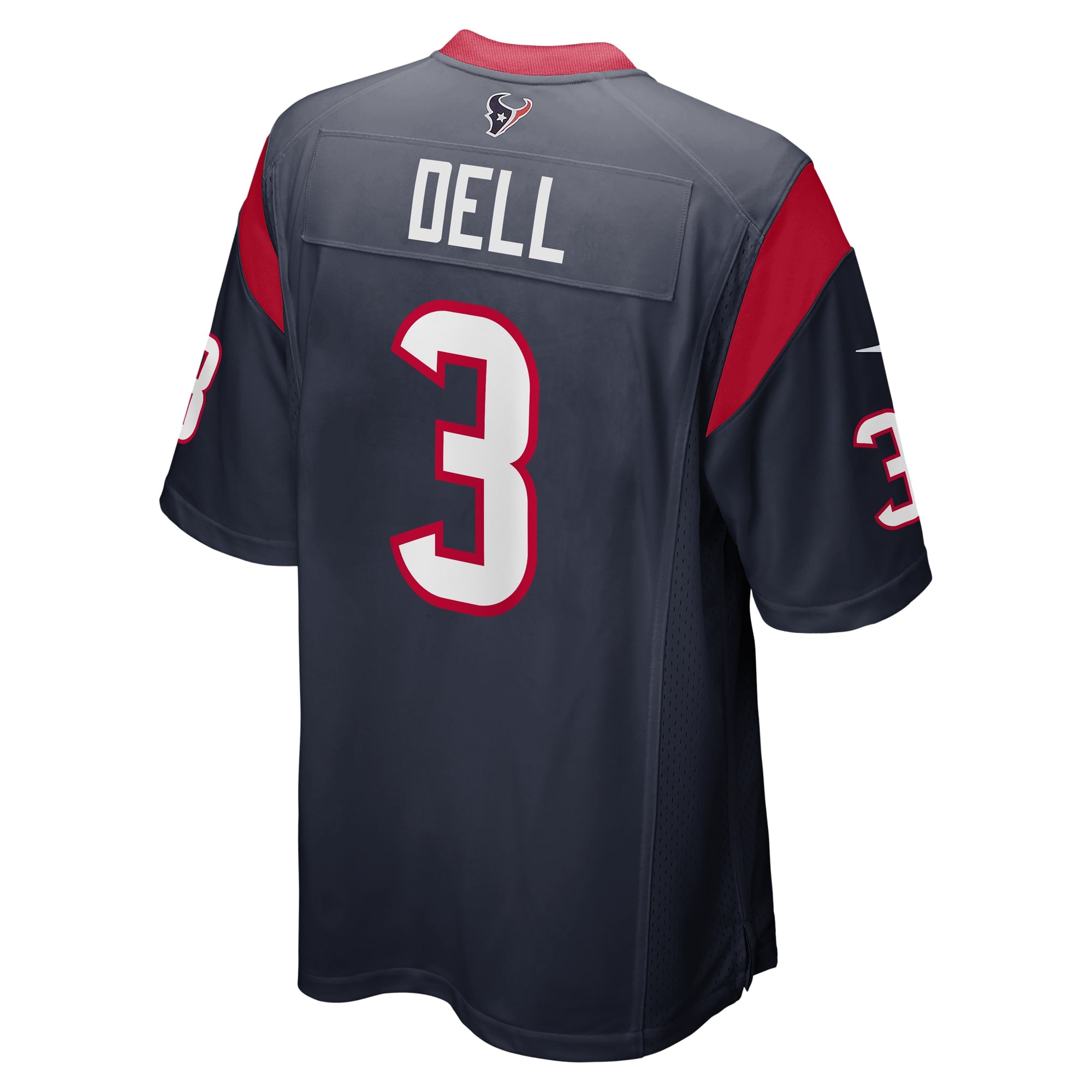 Tank Dell Houston Texans Nike Player Game Jersey - Navy