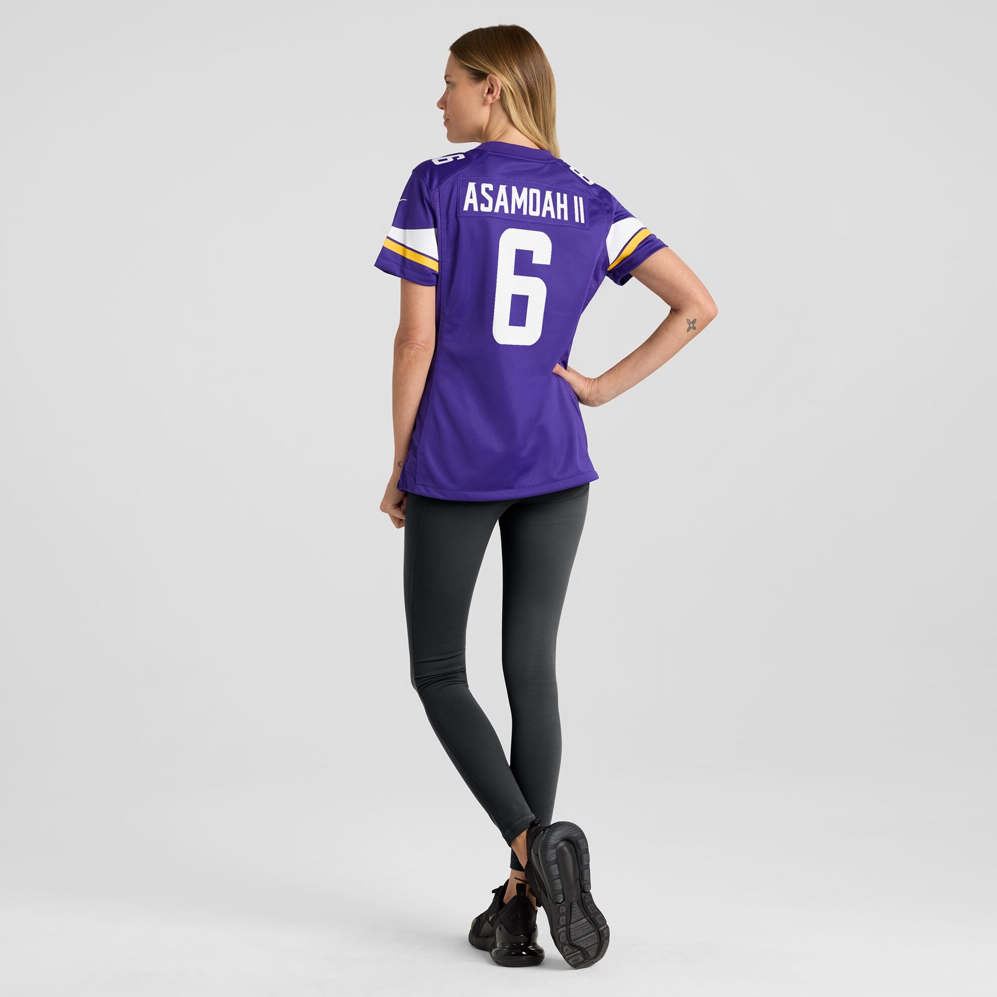 Brian Asamoah II Minnesota Vikings Nike Women's  Game Jersey -  Purple