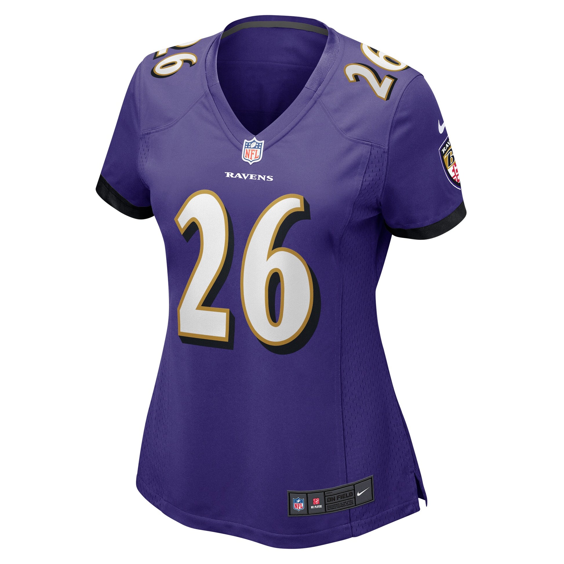 Rasheen Ali Baltimore Ravens Nike Women's  Game Jersey -  Purple