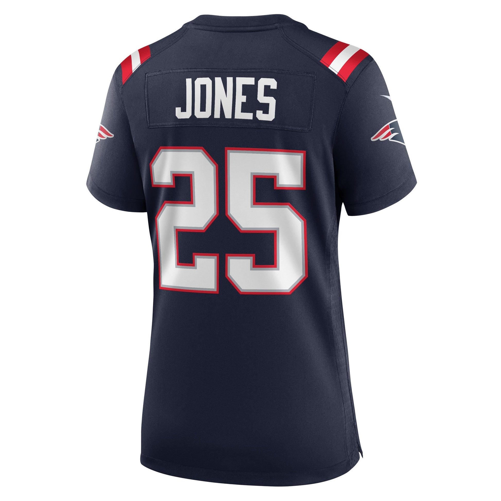 Marcus Jones New England Patriots Nike Women's Game Jersey - Navy