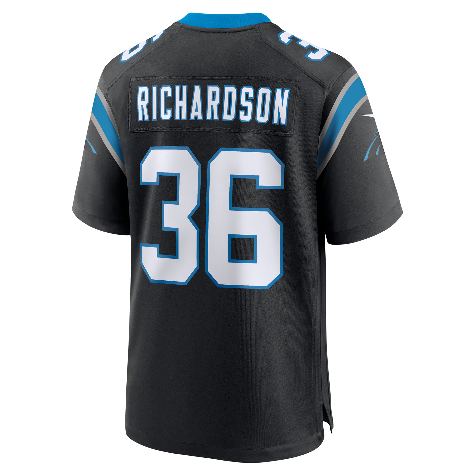 Demani Richardson Carolina Panthers Nike Team Game Jersey -  Black