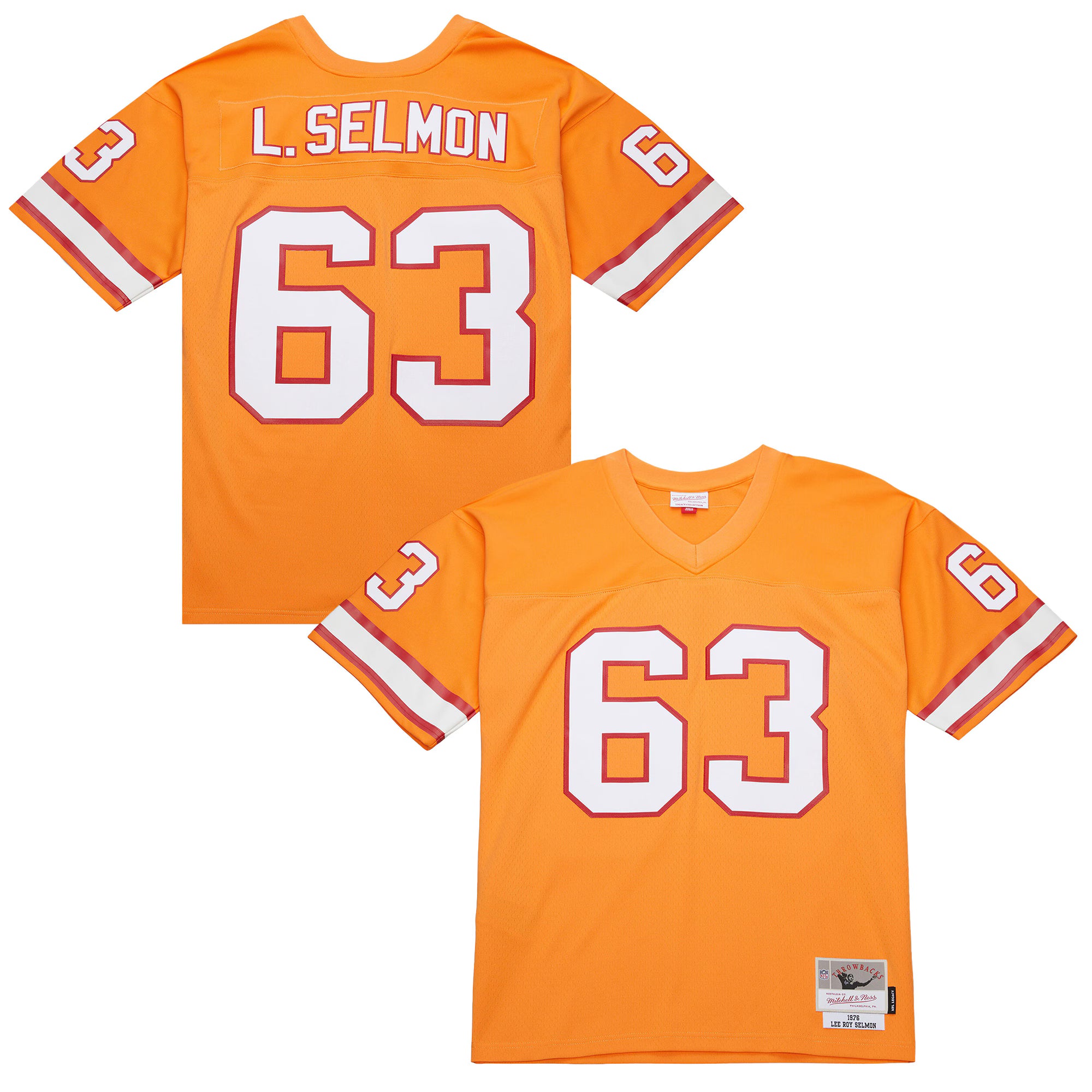Lee Roy Selmon Tampa Bay Buccaneers Mitchell &amp; Ness 1976 Legacy Replica Jersey - Orange