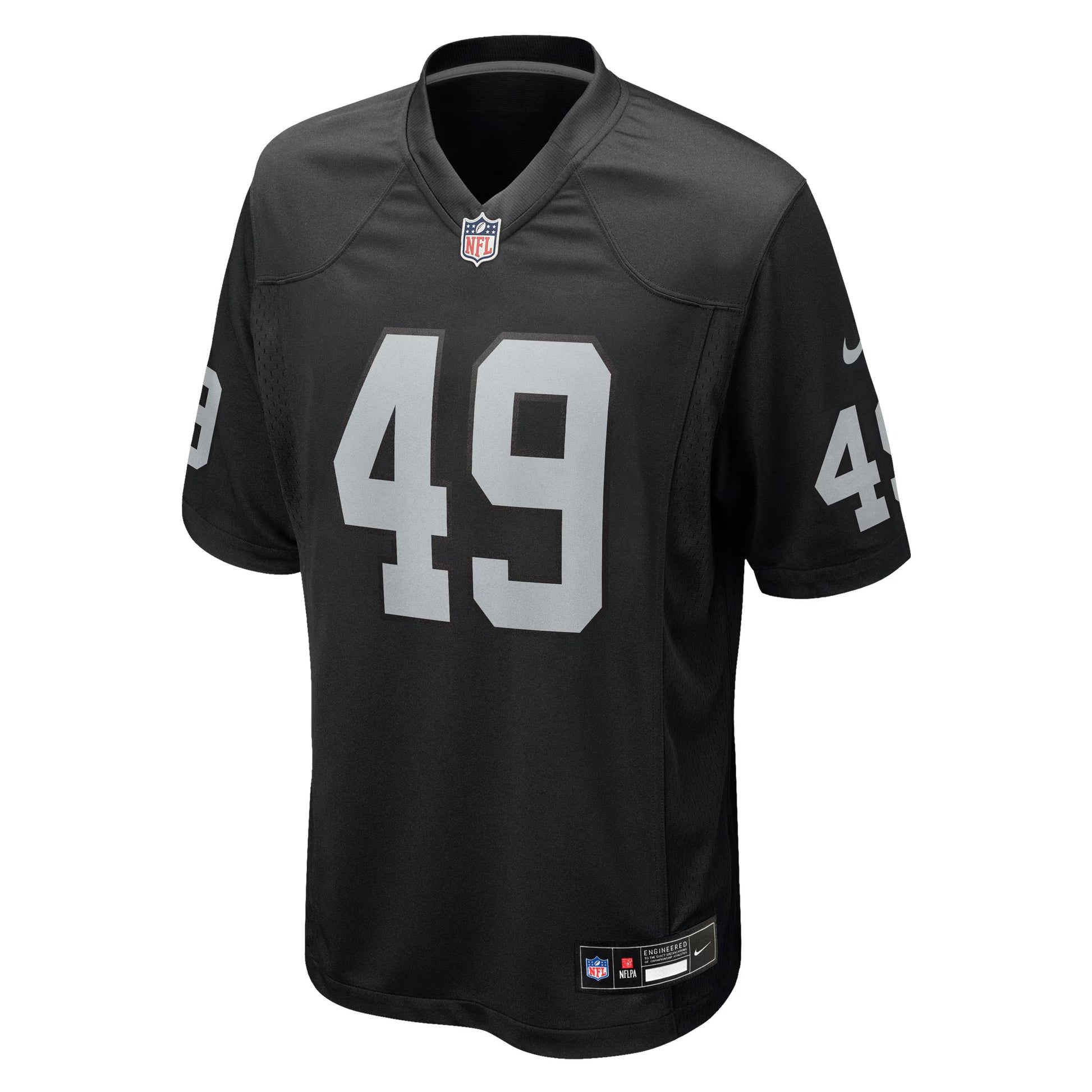 Charles Snowden Las Vegas Raiders Nike Team Game Jersey -  Black