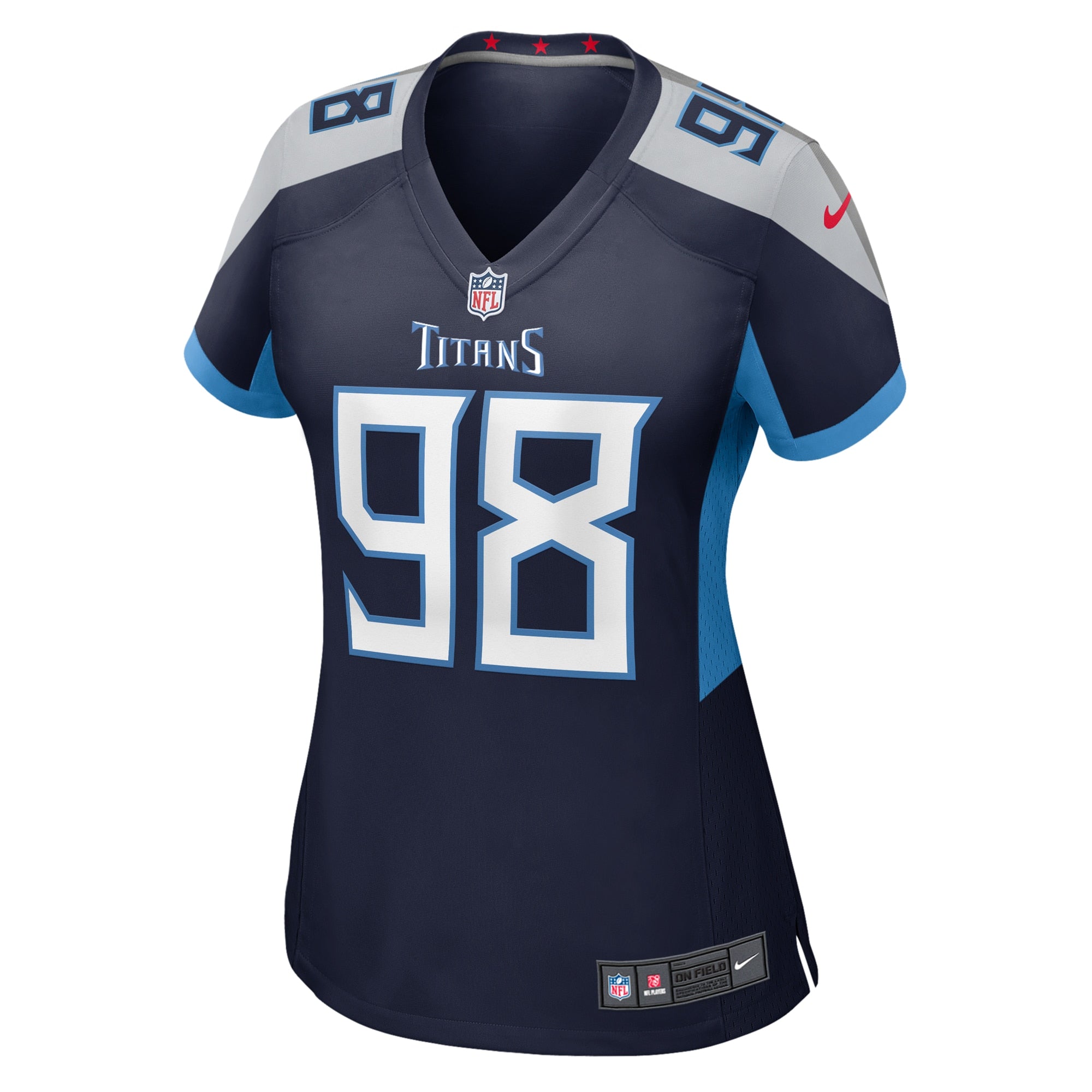 Jeffery Simmons Tennessee Titans Nike Women's Alternate Game Jersey - Navy