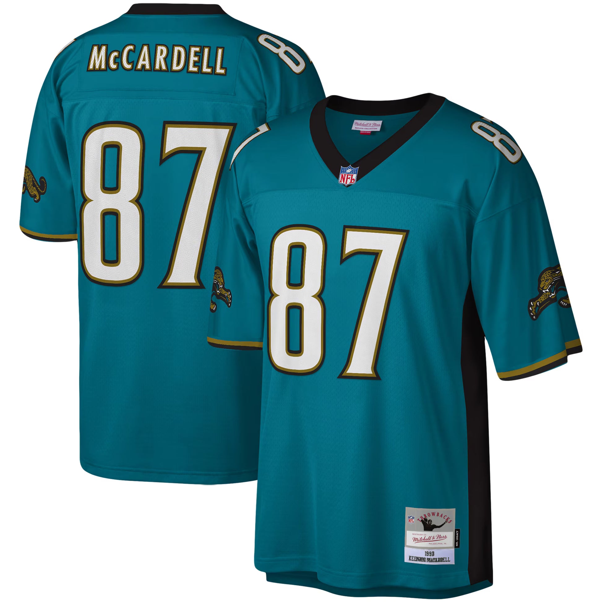 Keenan McCardell Jacksonville Jaguars Mitchell &amp; Ness Legacy Replica Jersey - Teal
