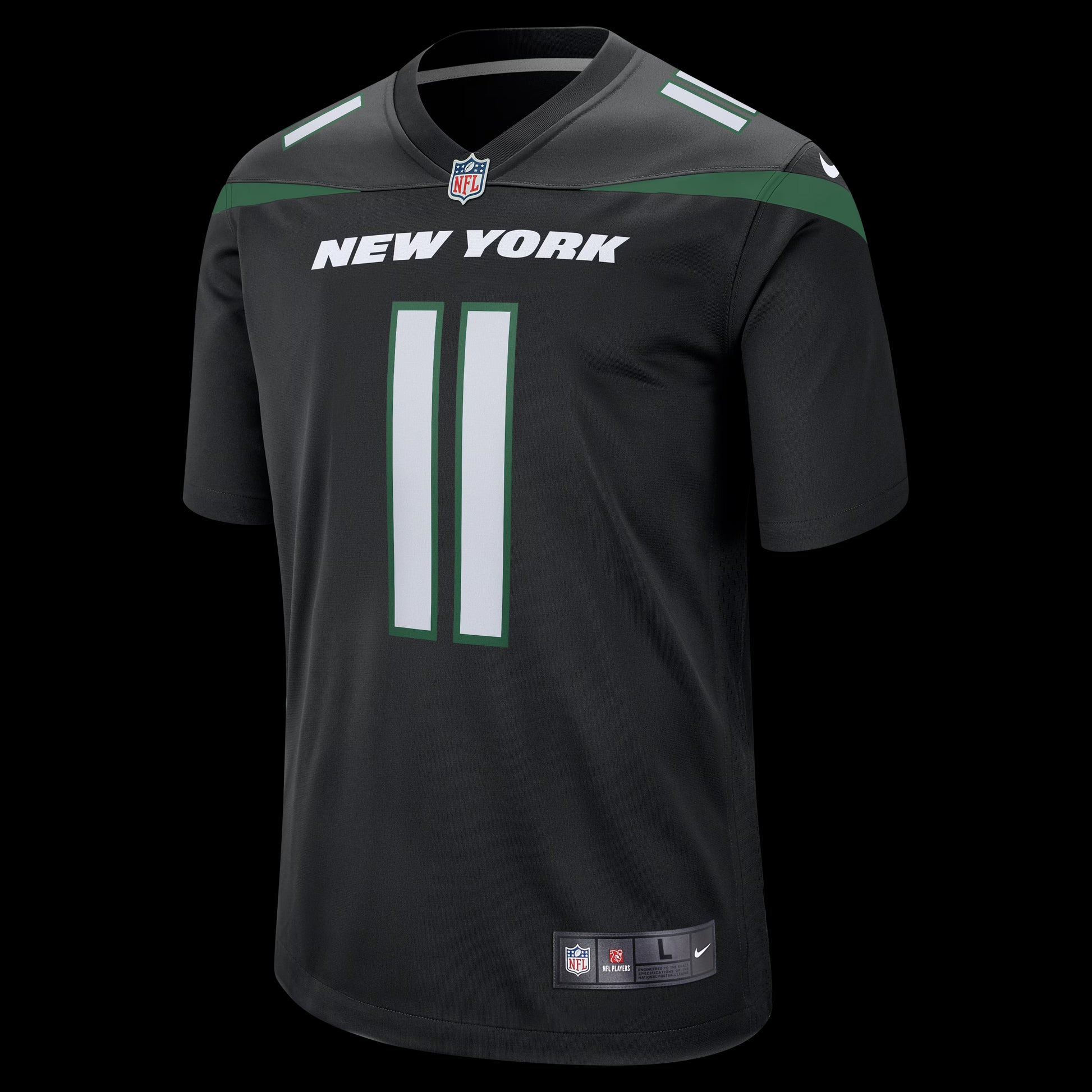 Jermaine Johnson II New York Jets Nike Alternate Game Jersey - Black