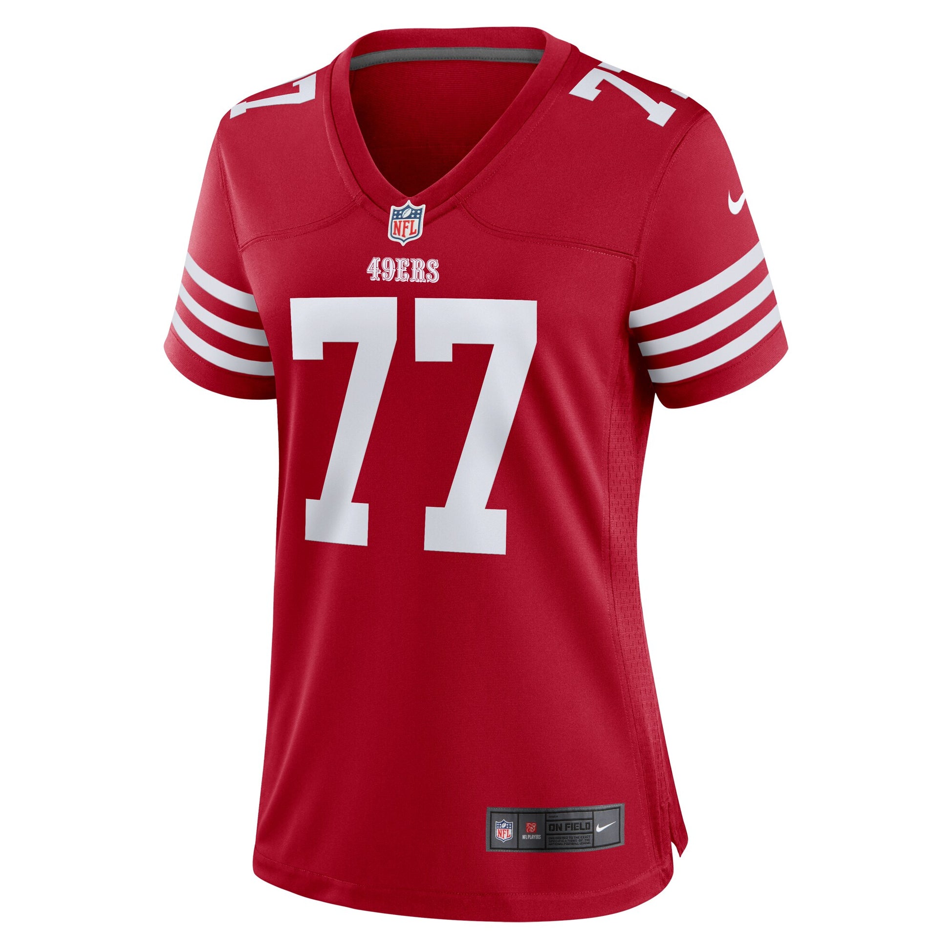 Dominick Puni San Francisco 49ers Nike Women's Team Game Jersey -  Scarlet