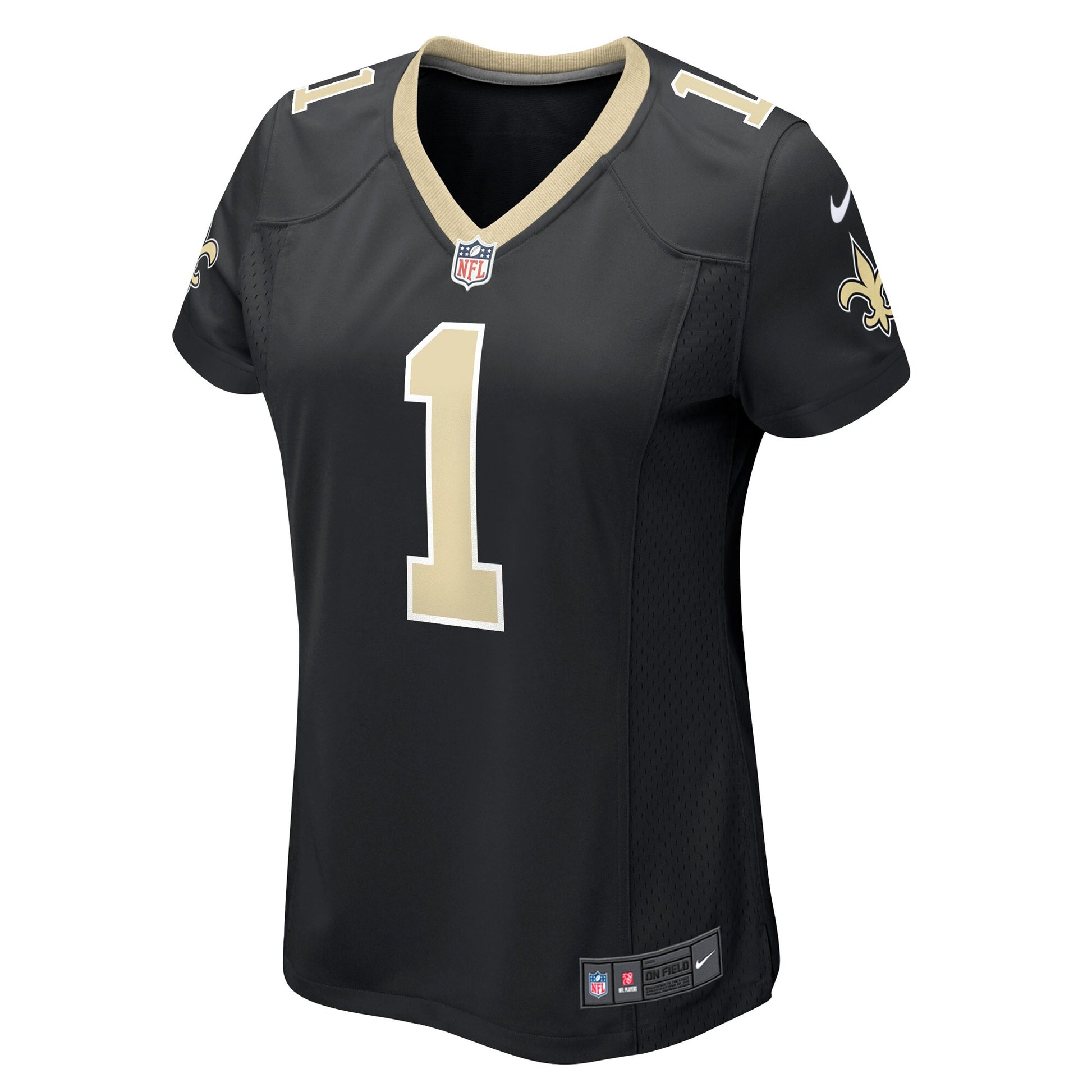 Number 1 Bride New Orleans Saints Nike Women's Game Jersey - Black
