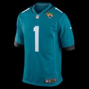 Number 1 Groom Jacksonville Jaguars Nike Game Jersey - Teal