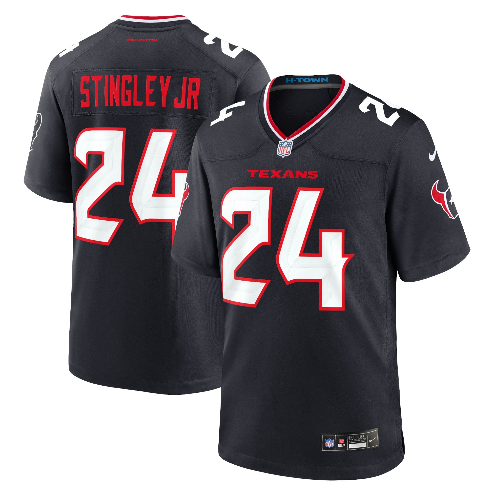 Derek Stingley Jr. Houston Texans Nike Game Jersey - Navy